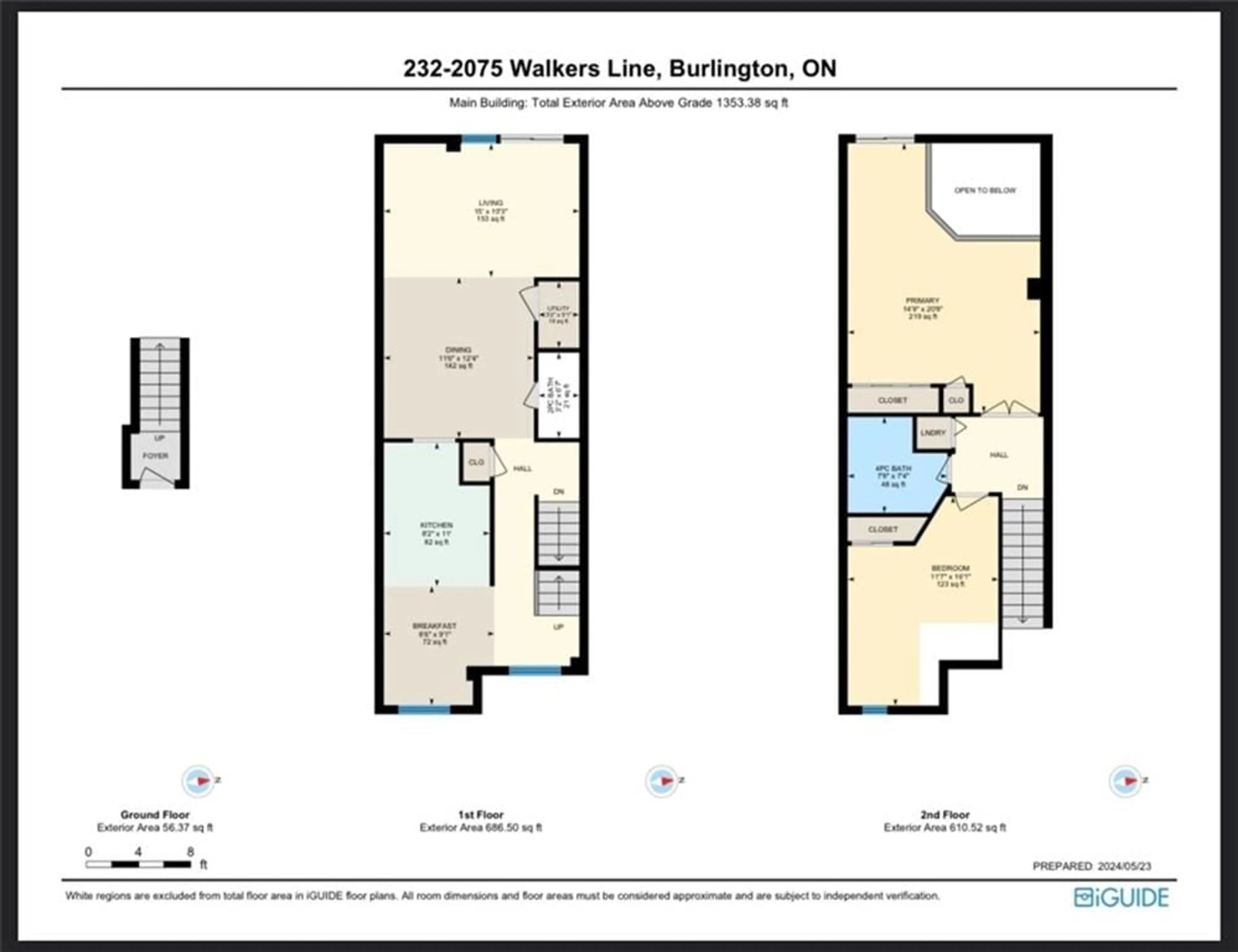 Floor plan for 2075 WALKER'S Line #232, Burlington Ontario L7M 4G7