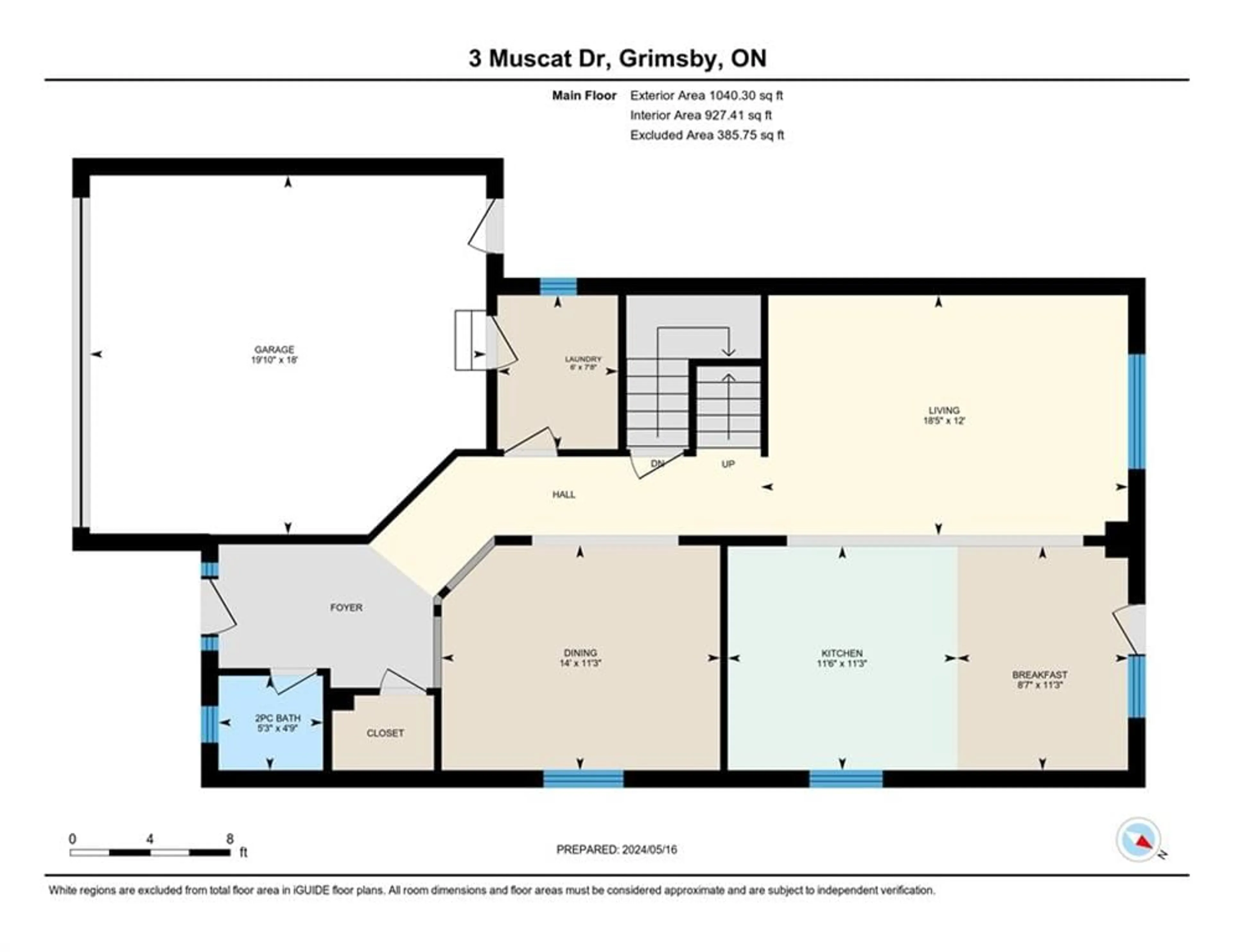 Floor plan for 3 Muscat Dr, Grimsby Ontario L3M 5N7
