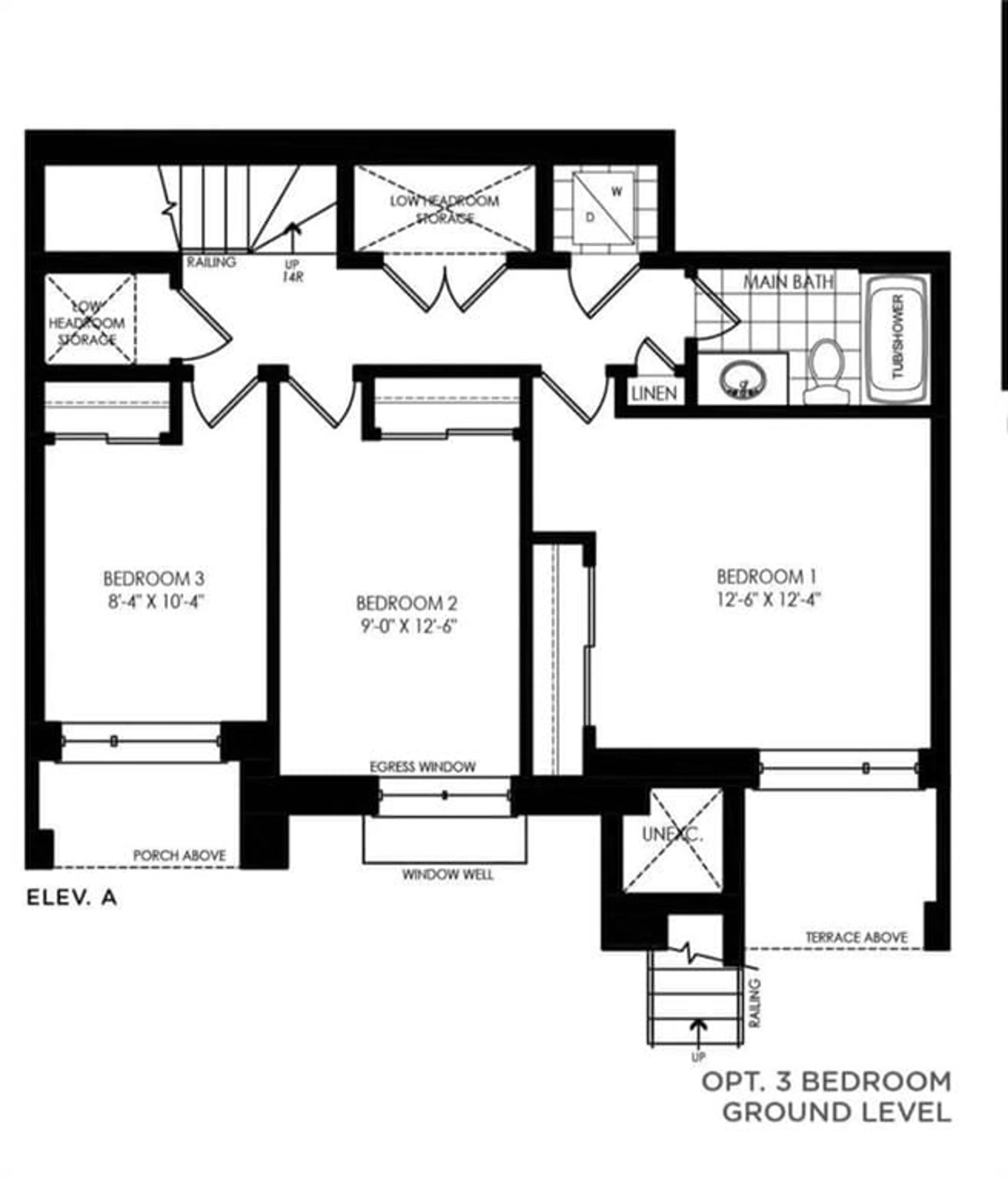 Floor plan for 15 FIELDRIDGE Cres #7, Brampton Ontario L6R 0A7
