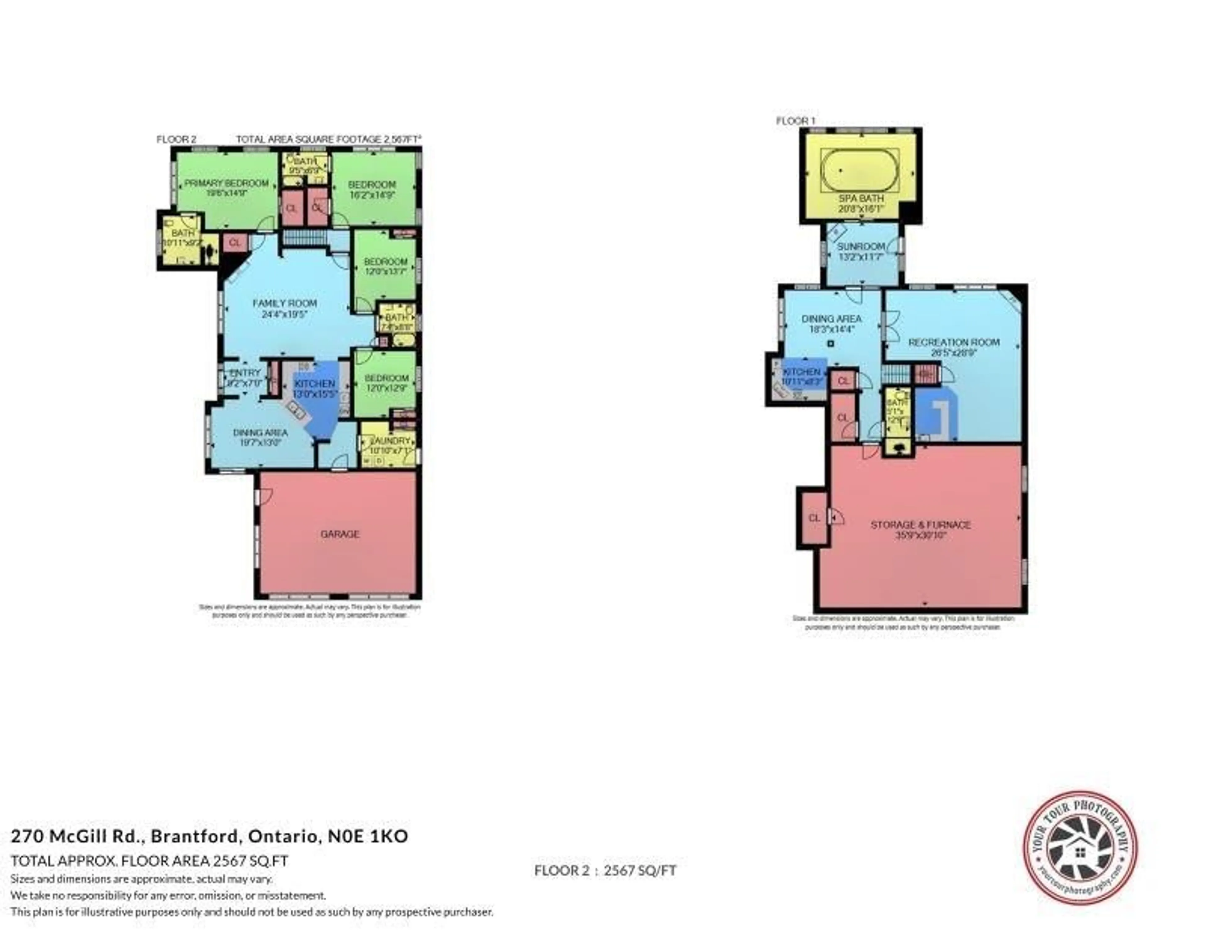 Floor plan for 270 McGill Rd, Brantford Ontario N0E 1K0