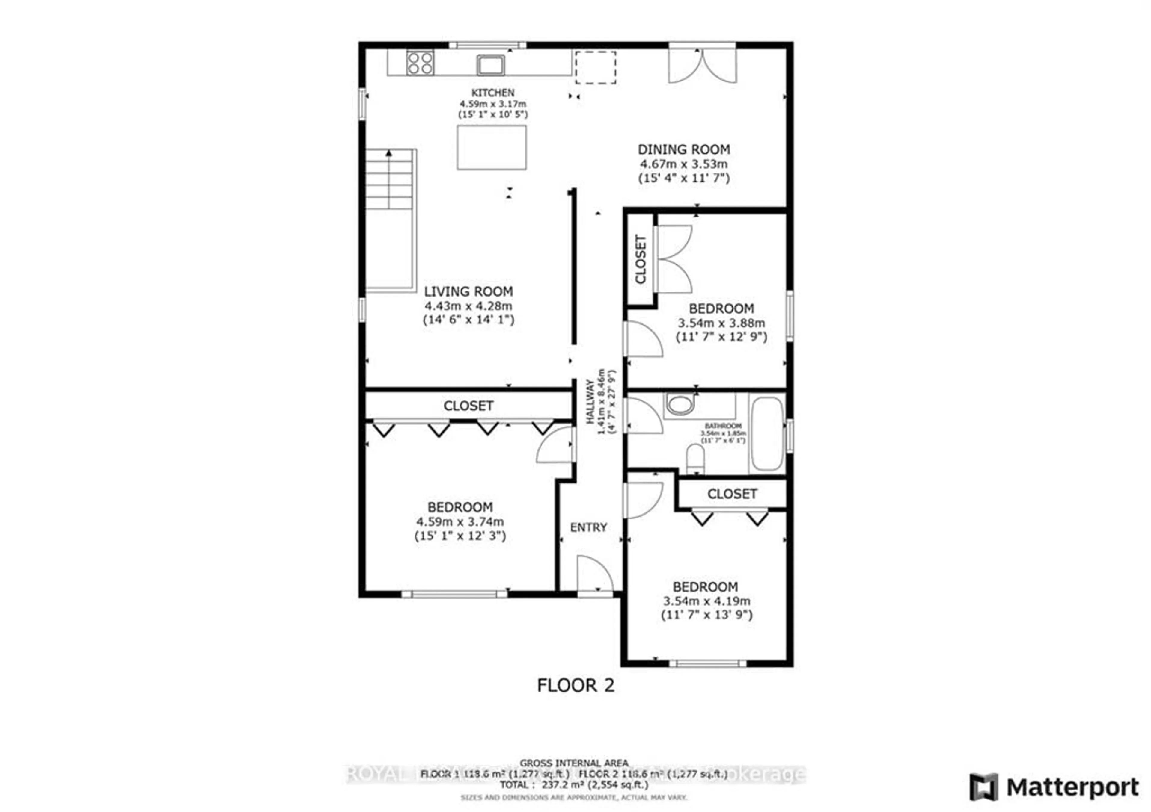 Floor plan for 213 Bell St, Port Colborne Ontario L3K 1J2