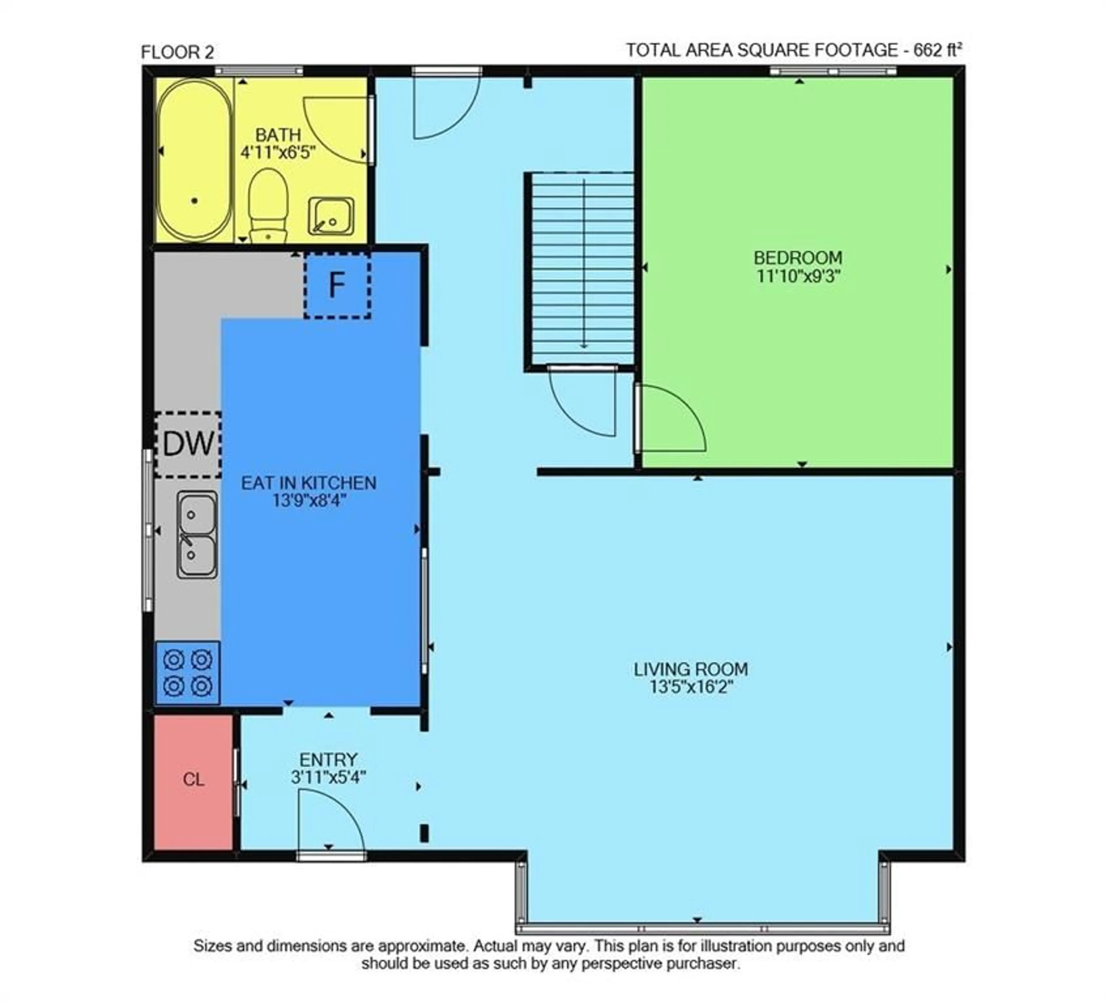 Floor plan for 134 ERINDALE Ave, Hamilton Ontario L8K 4R4