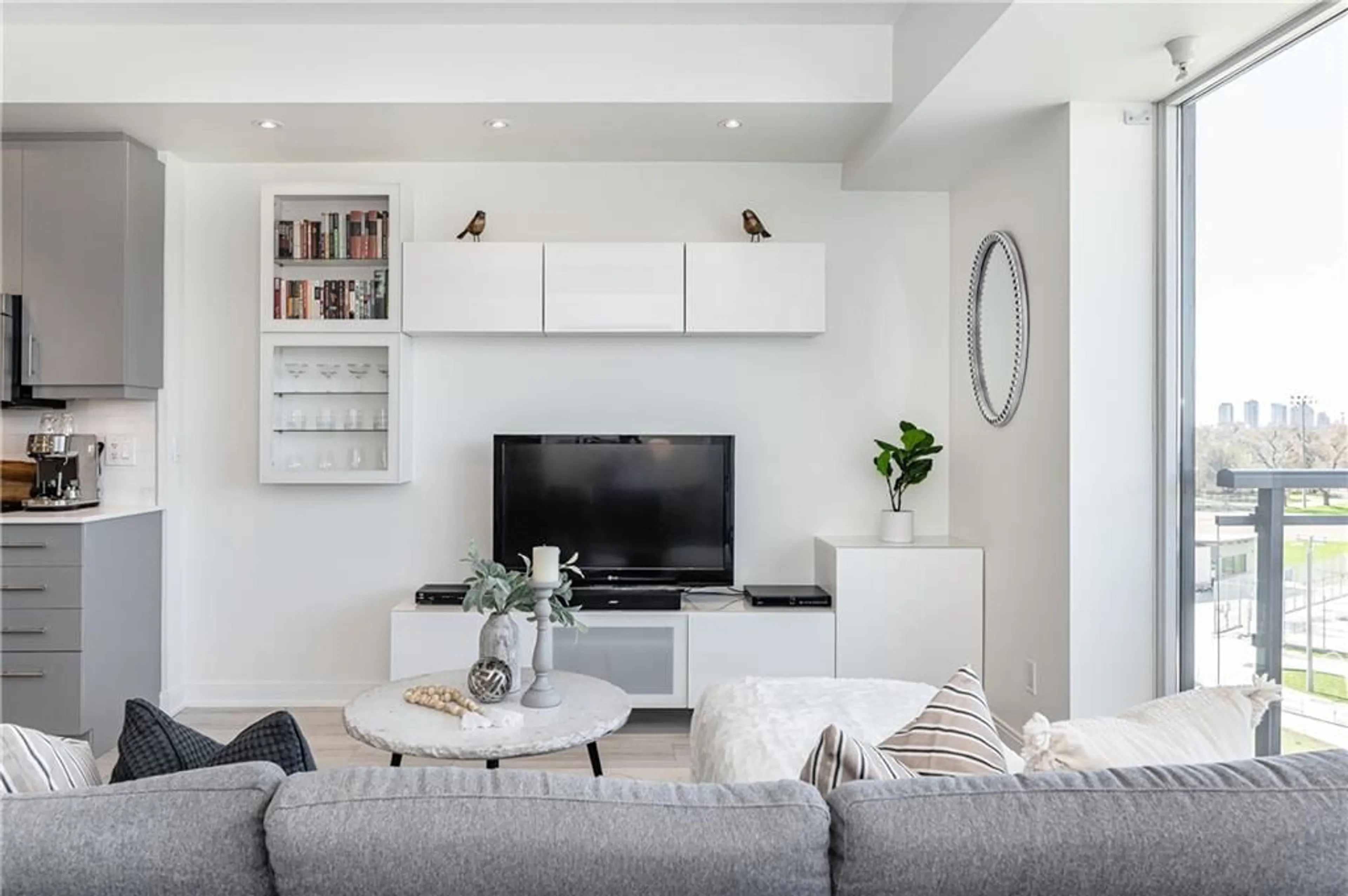 Living room for 760 The Queensway #501, Toronto Ontario M8Z 0E1