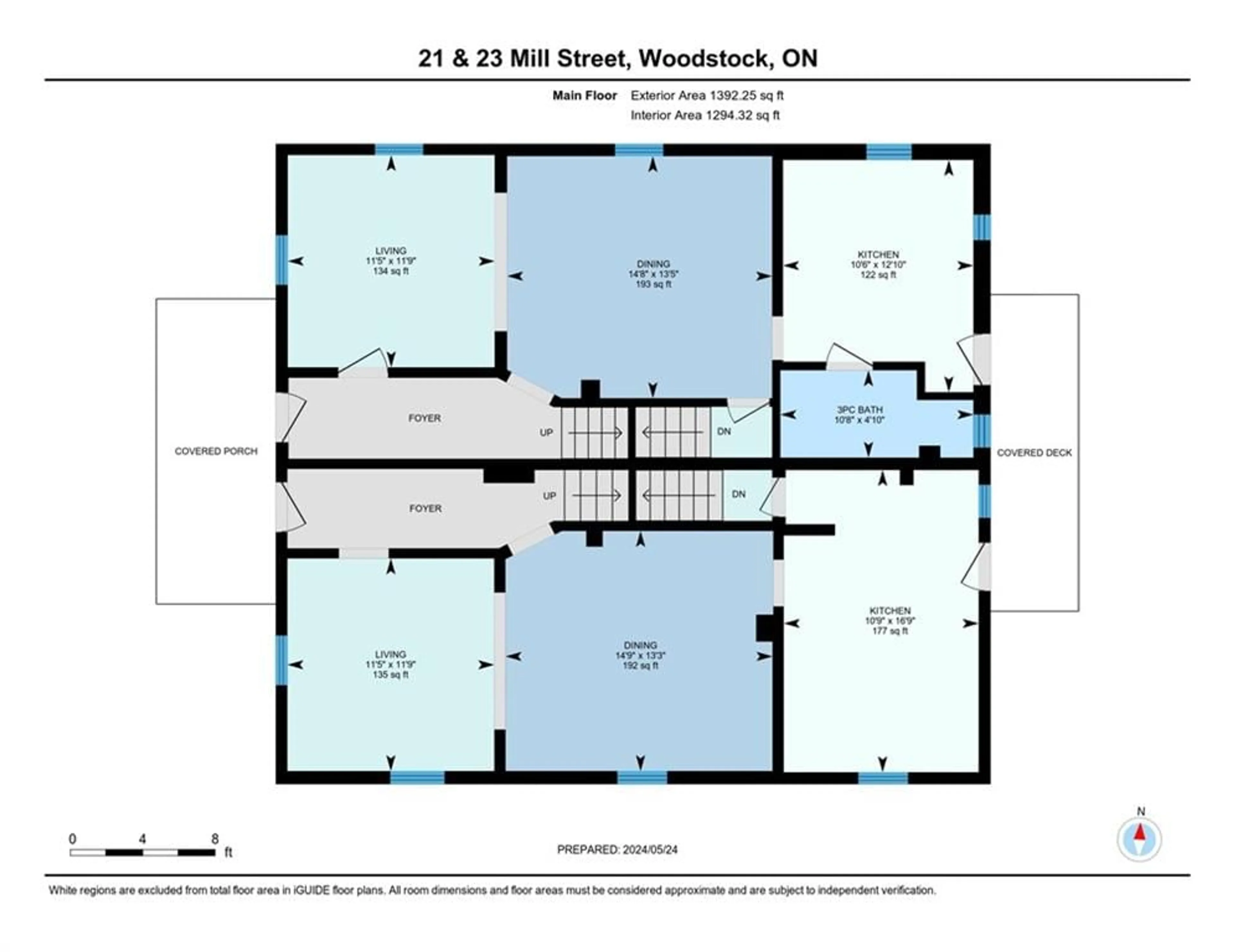 Floor plan for 21-23 Mill St, Woodstock Ontario N4S 2V6