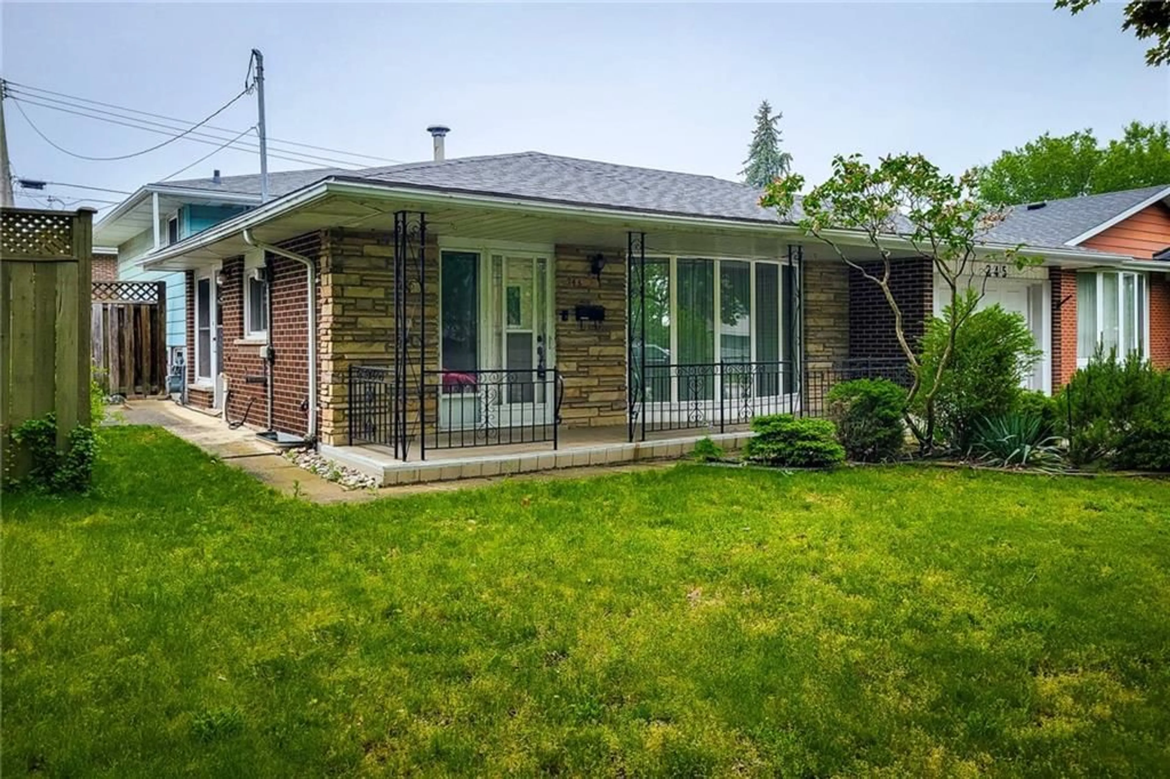 Home with brick exterior material for 245 Montmorency Dr, Hamilton Ontario L8K 5H3