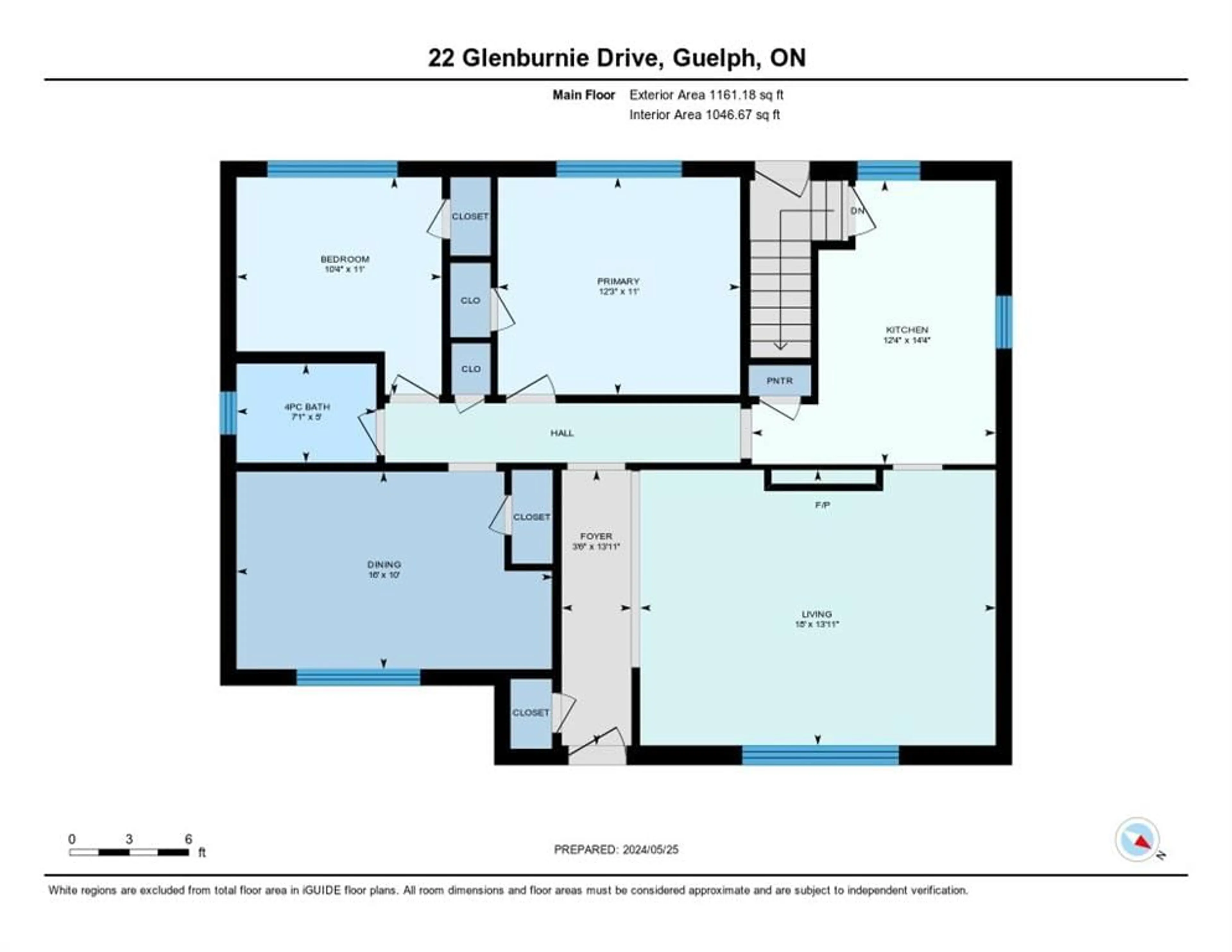 Floor plan for 22 Glenburnie Dr, Guelph Ontario N1E 4C2