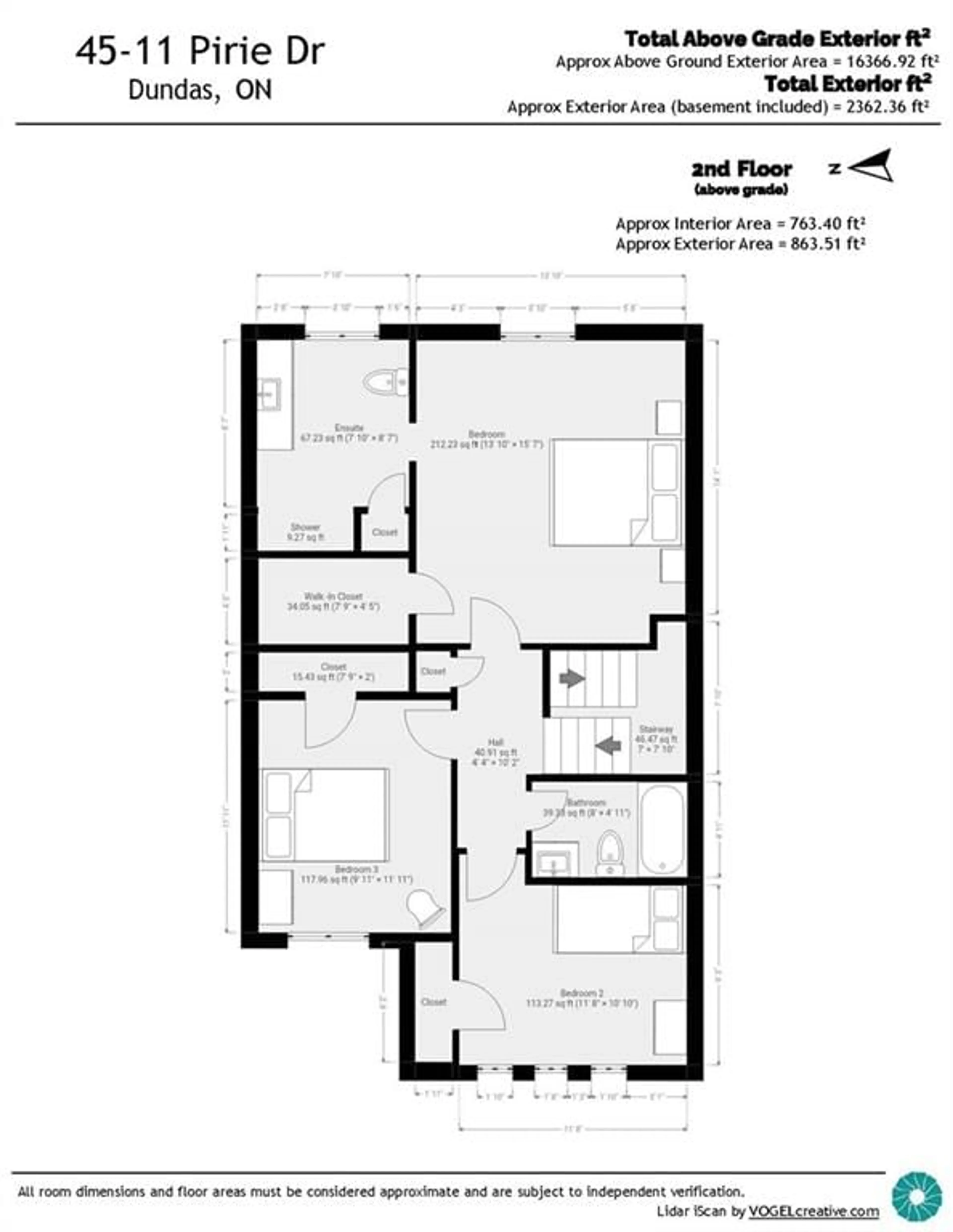 Floor plan for 11 PIRIE Dr #45, Dundas Ontario L9H 6Z6