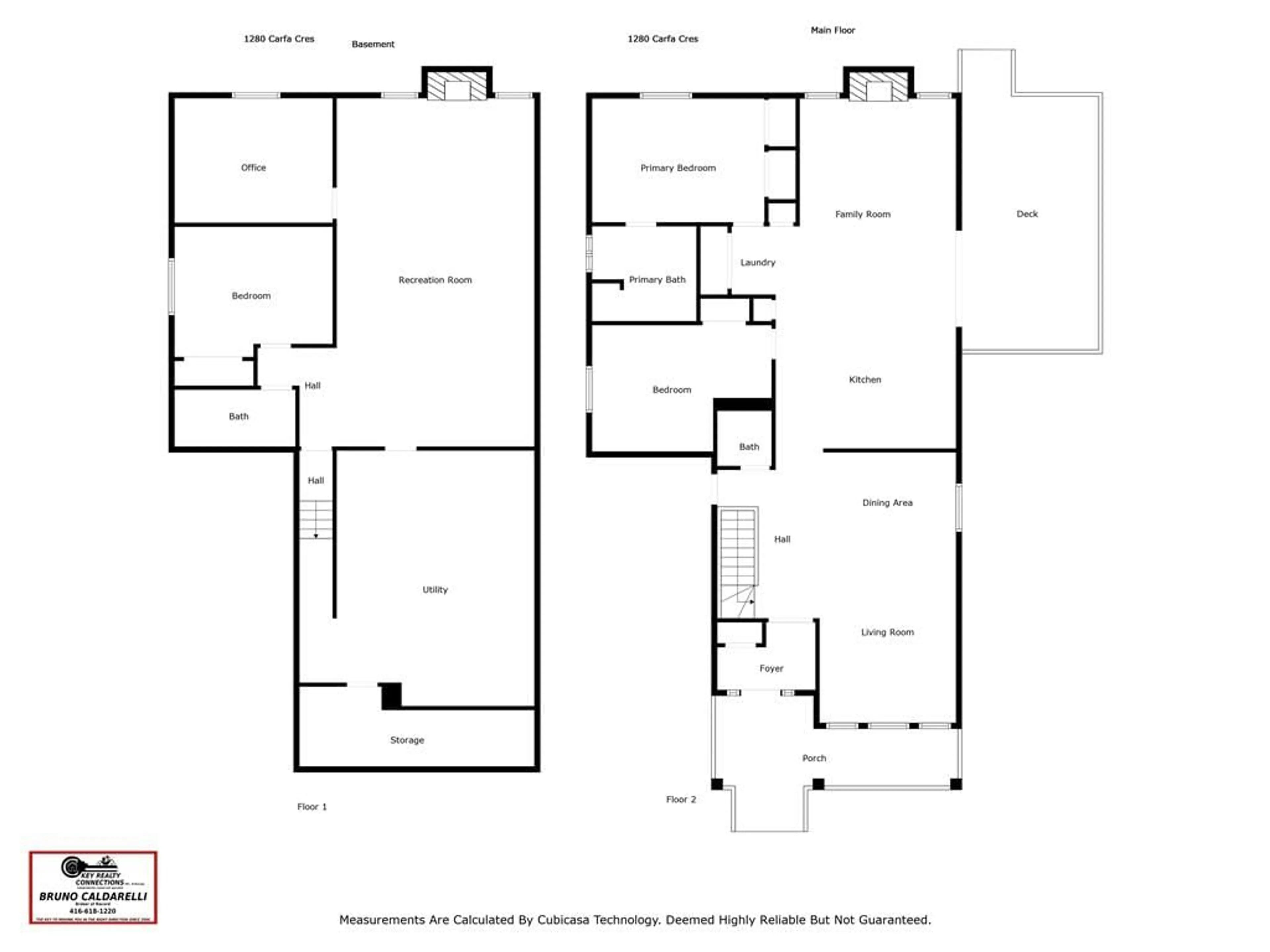 Floor plan for 1280 CARFA Cres, Kingston Ontario K7P 0M8