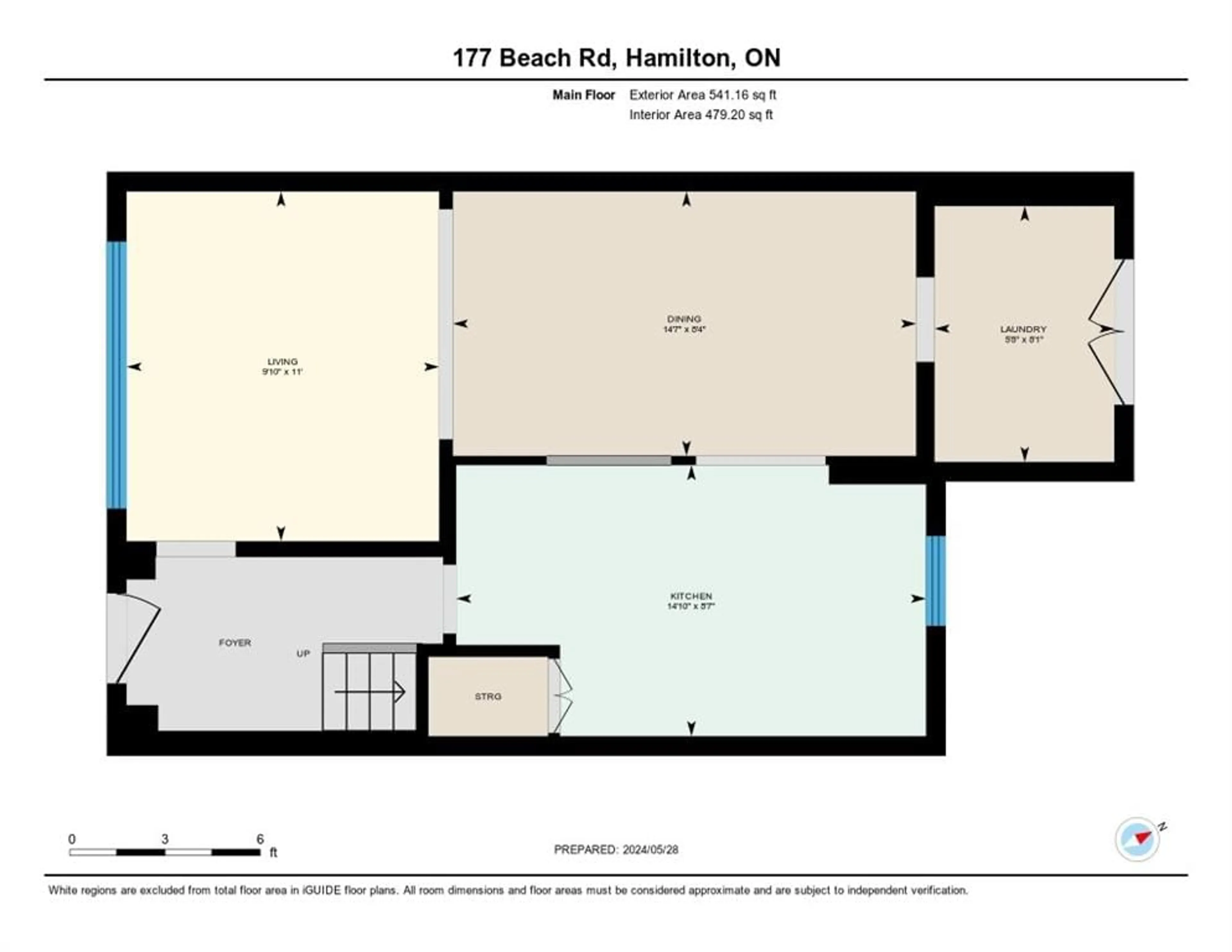 Floor plan for 177 BEACH Rd, Hamilton Ontario L8L 4A6