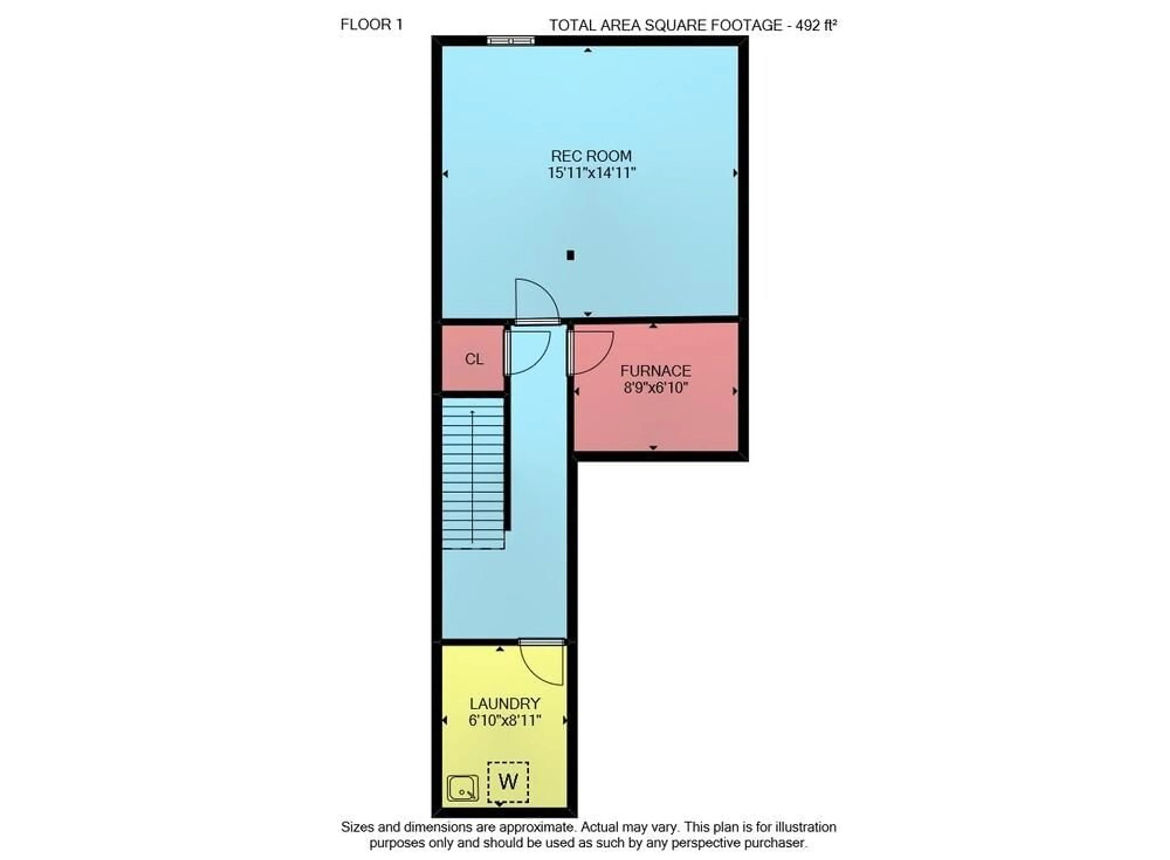 Floor plan for 100 BEDDOE Dr #79, Hamilton Ontario L8P 4Z2