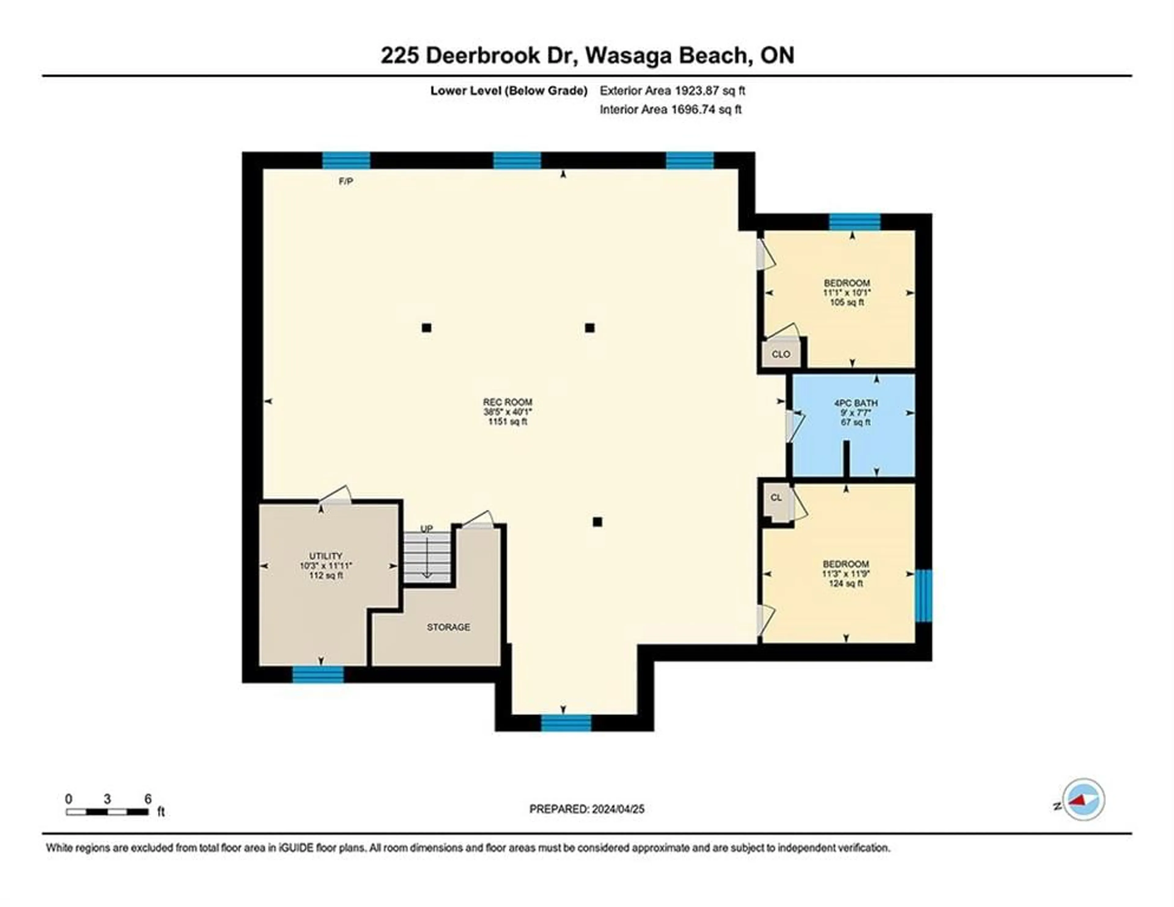 Floor plan for 225 DEERBROOK Dr, Wasaga Beach Ontario L9Z 2M9