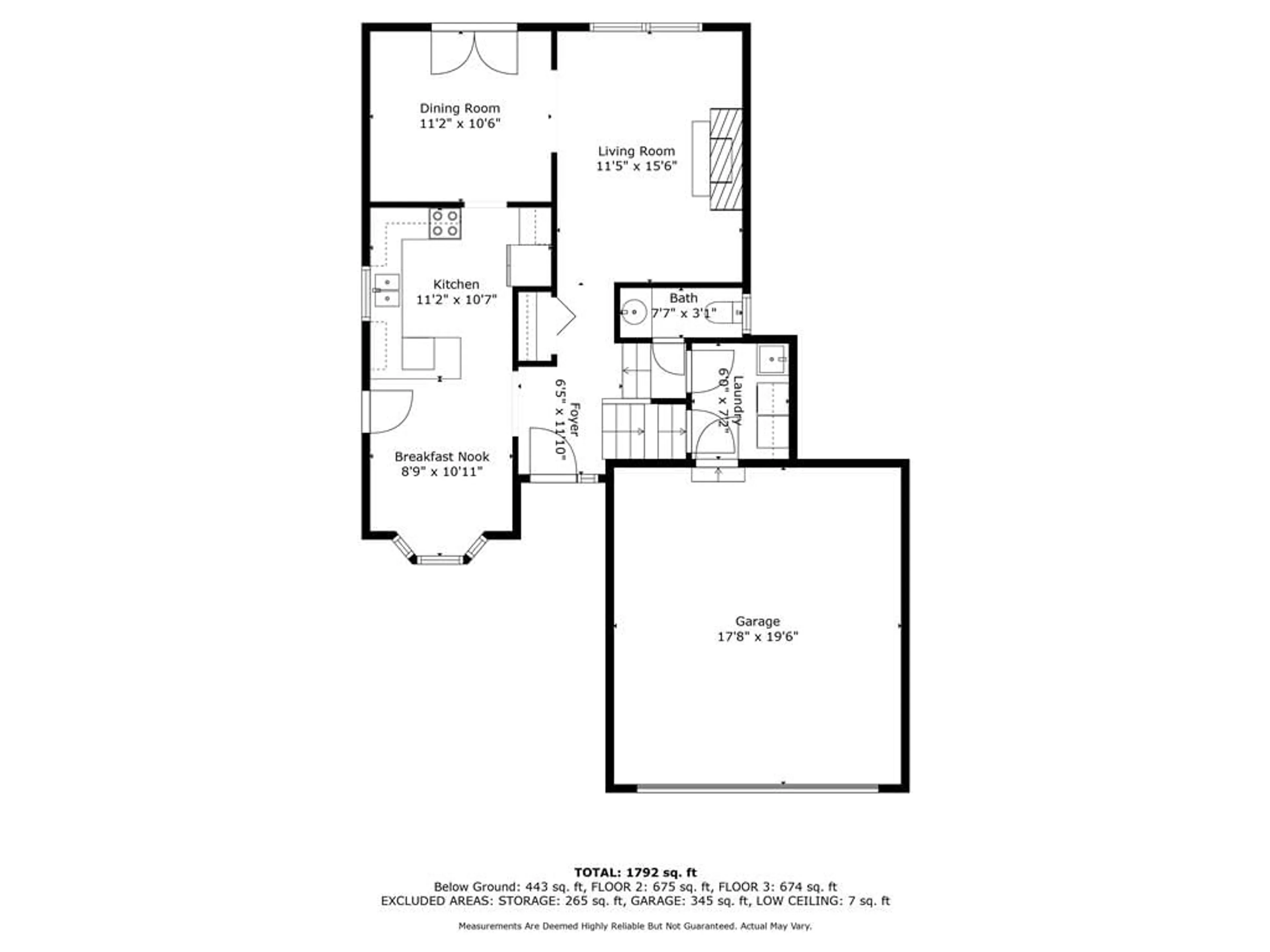 Floor plan for 43 GRAYROCKS Ave, Hamilton Ontario L8W 3R9