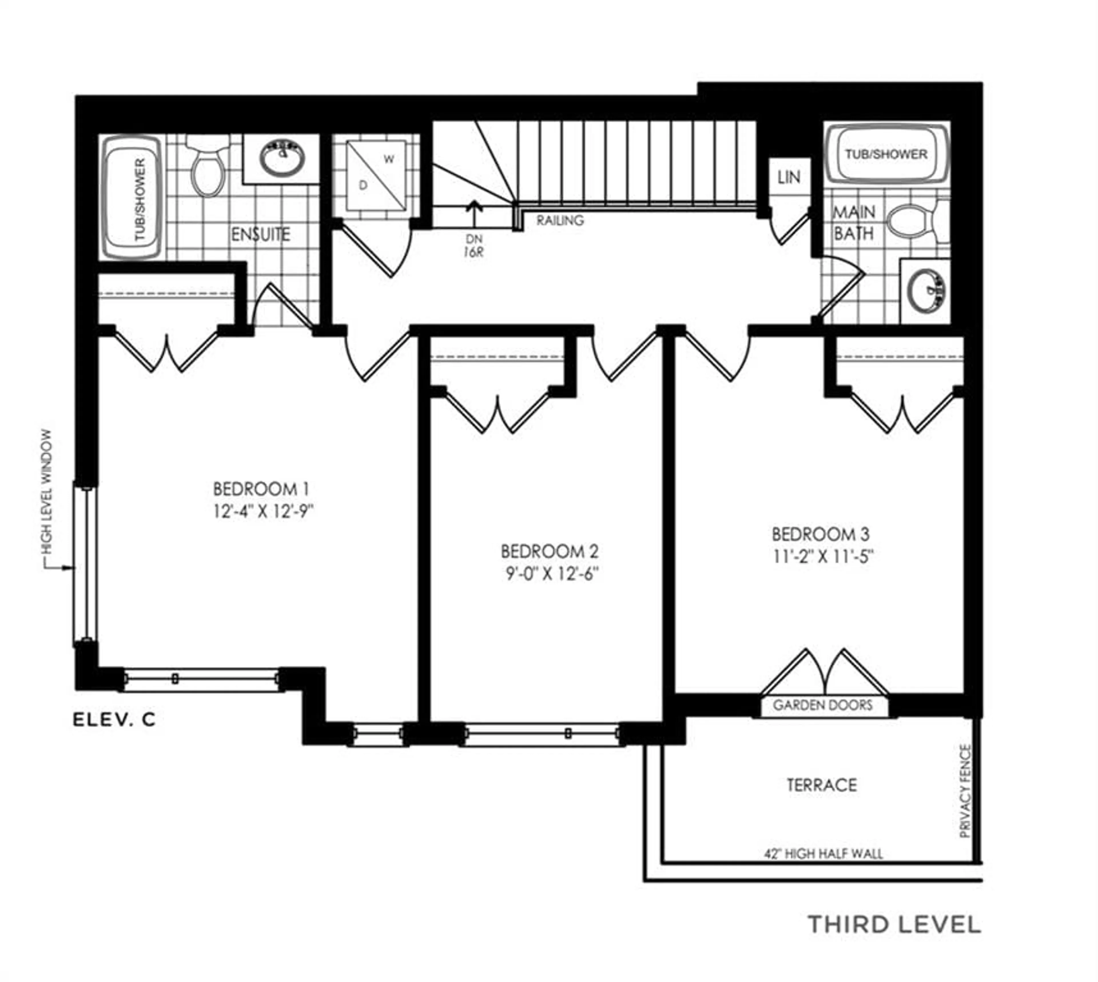 Floor plan for 45 FIELDRIDGE Cres #18, Brampton Ontario L6R 0A7