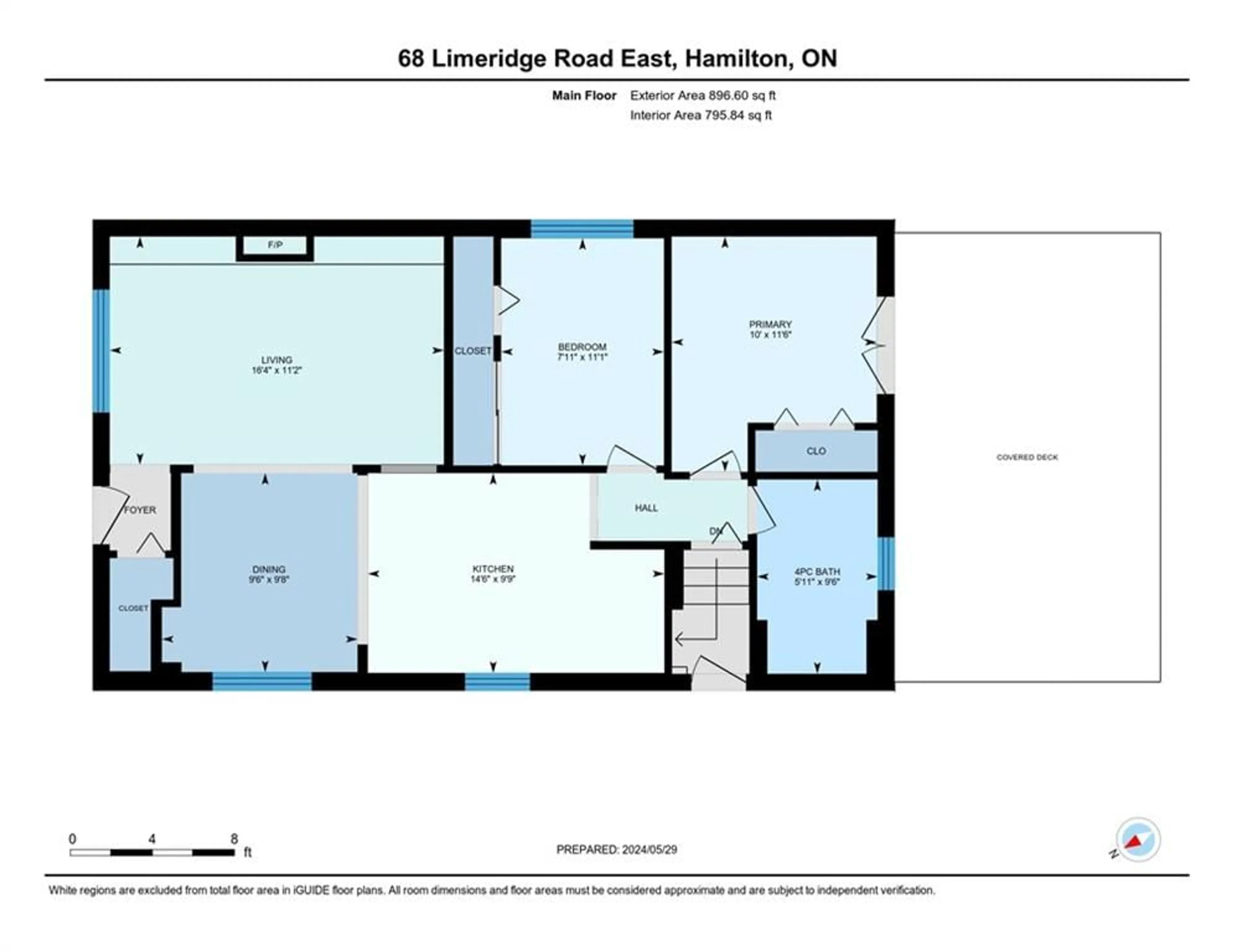 Floor plan for 68 LIMERIDGE Rd, Hamilton Ontario L9A 2S3