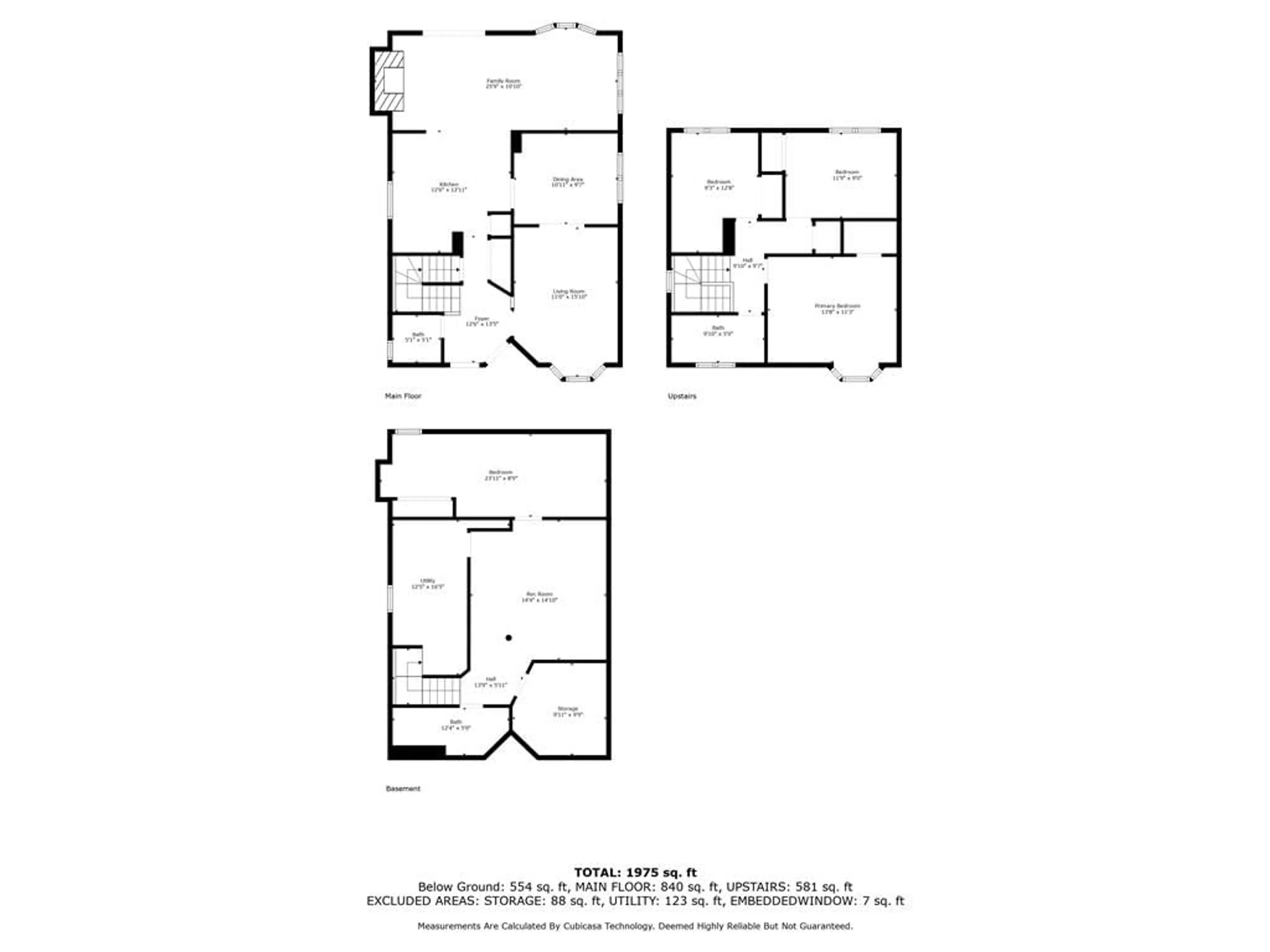 Floor plan for 3516 QUILTER Crt, Burlington Ontario L7M 3C4