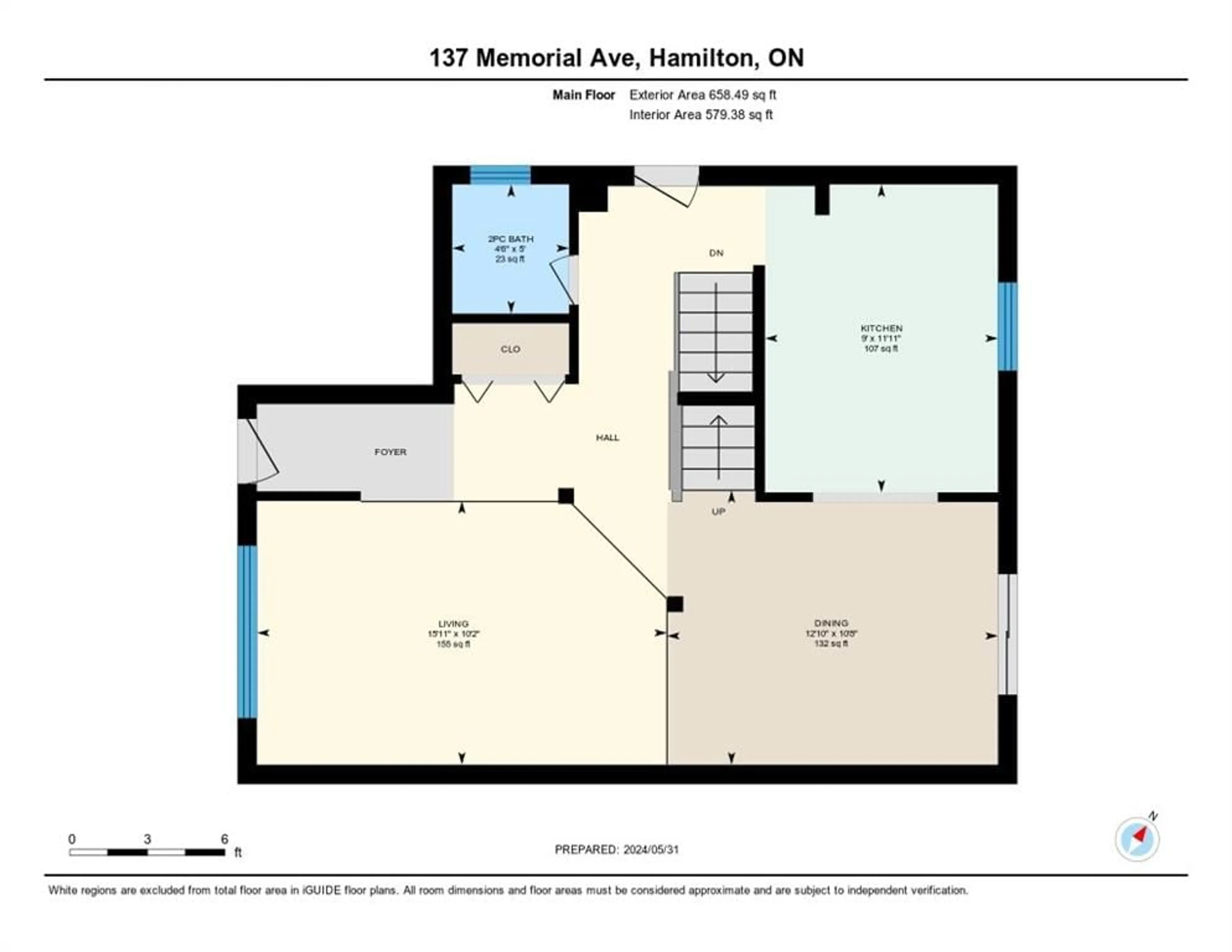 Floor plan for 137 Memorial Ave, Stoney Creek Ontario L8G 4C6