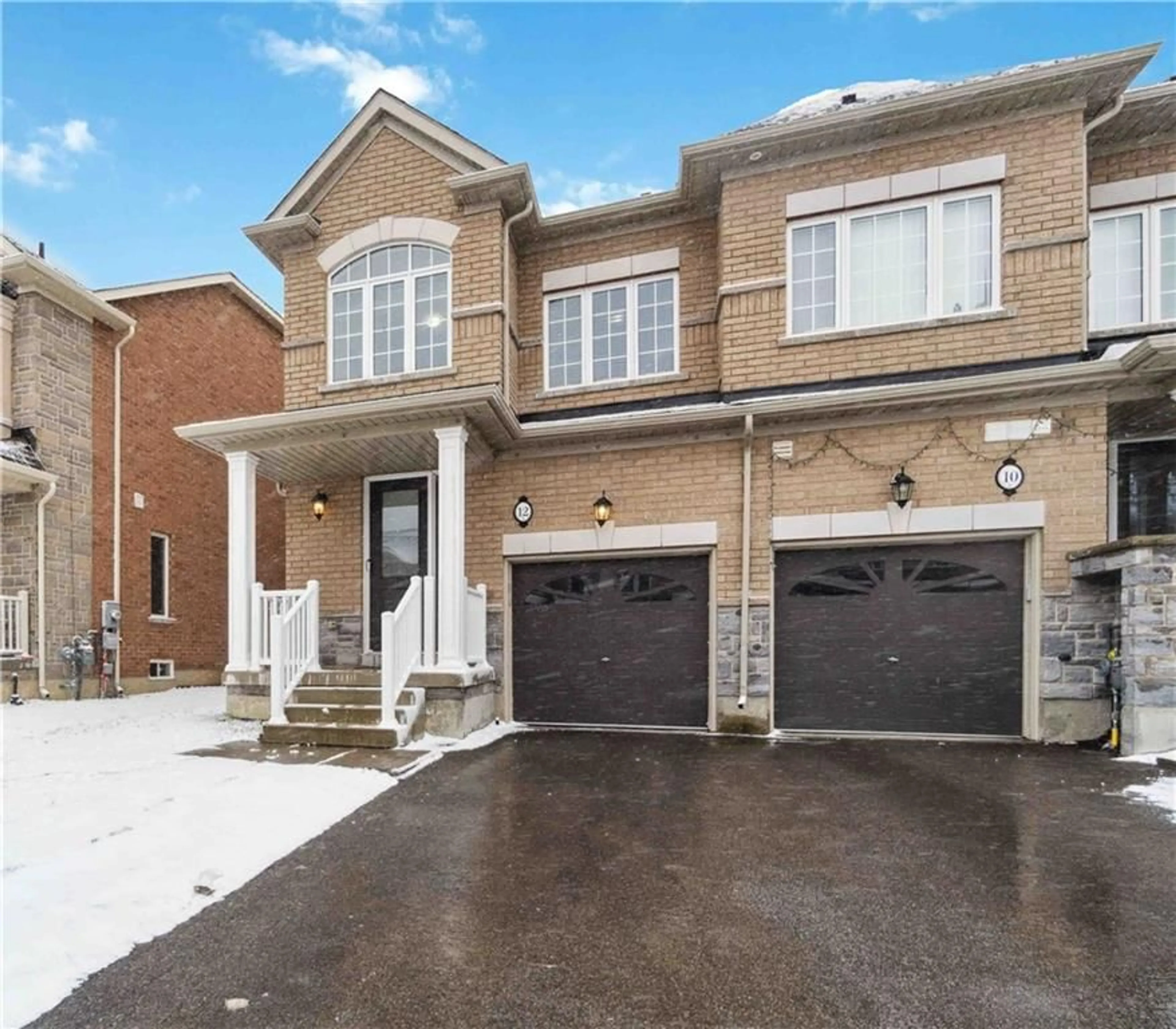 Home with brick exterior material for 12 Bayonne Dr, Stoney Creek Ontario L8J 0L2