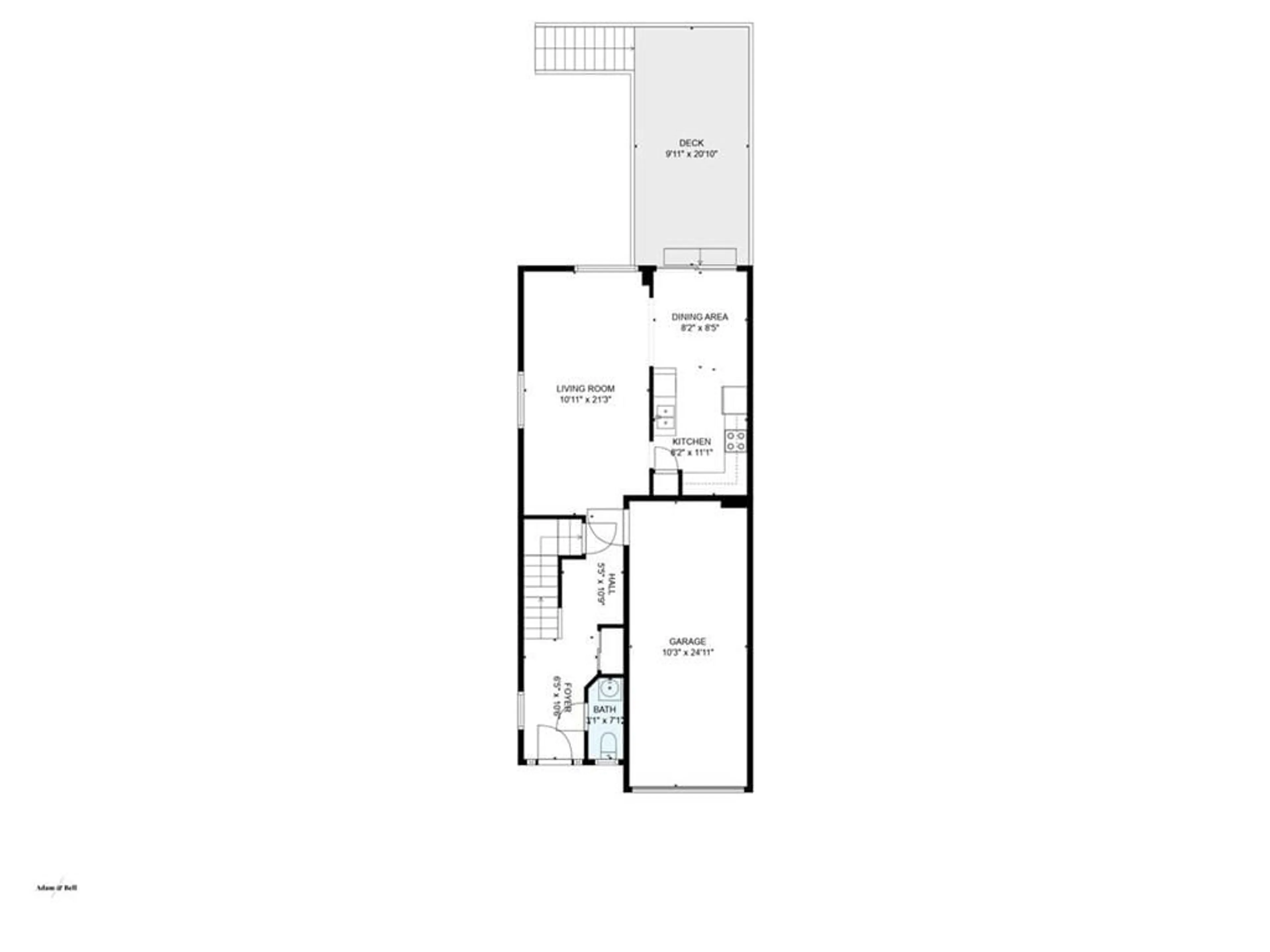 Floor plan for 222 FALL FAIR Way #8, Binbrook Ontario L0R 1C0