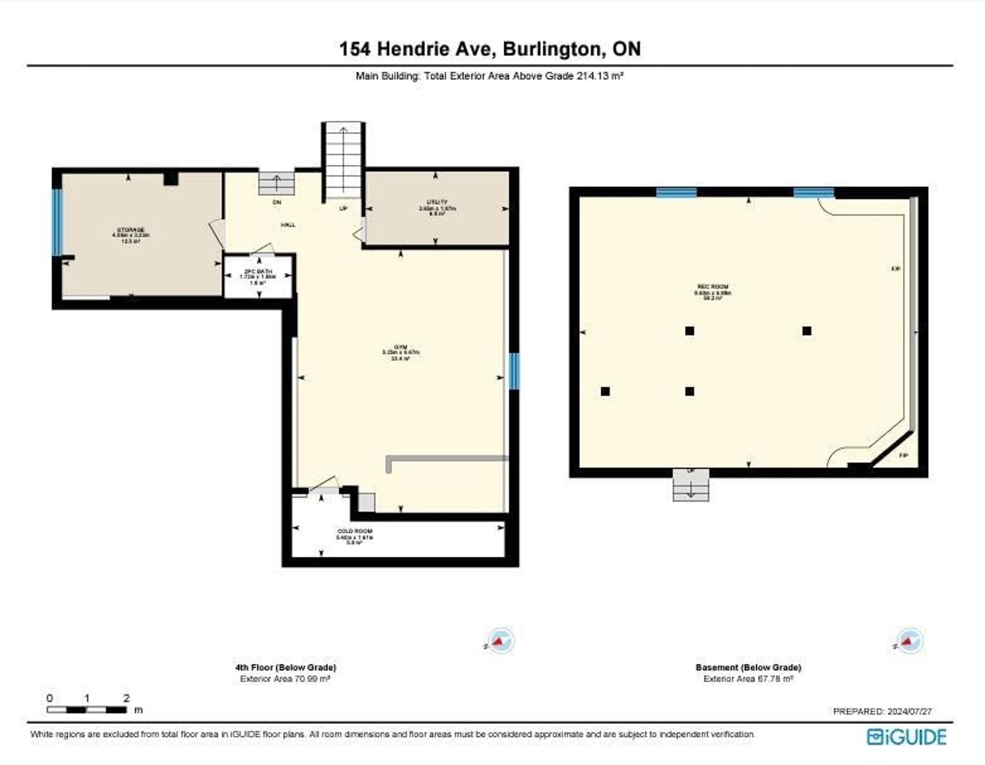 Floor plan for 154 Hendrie Ave, Burlington Ontario L7T 4C2