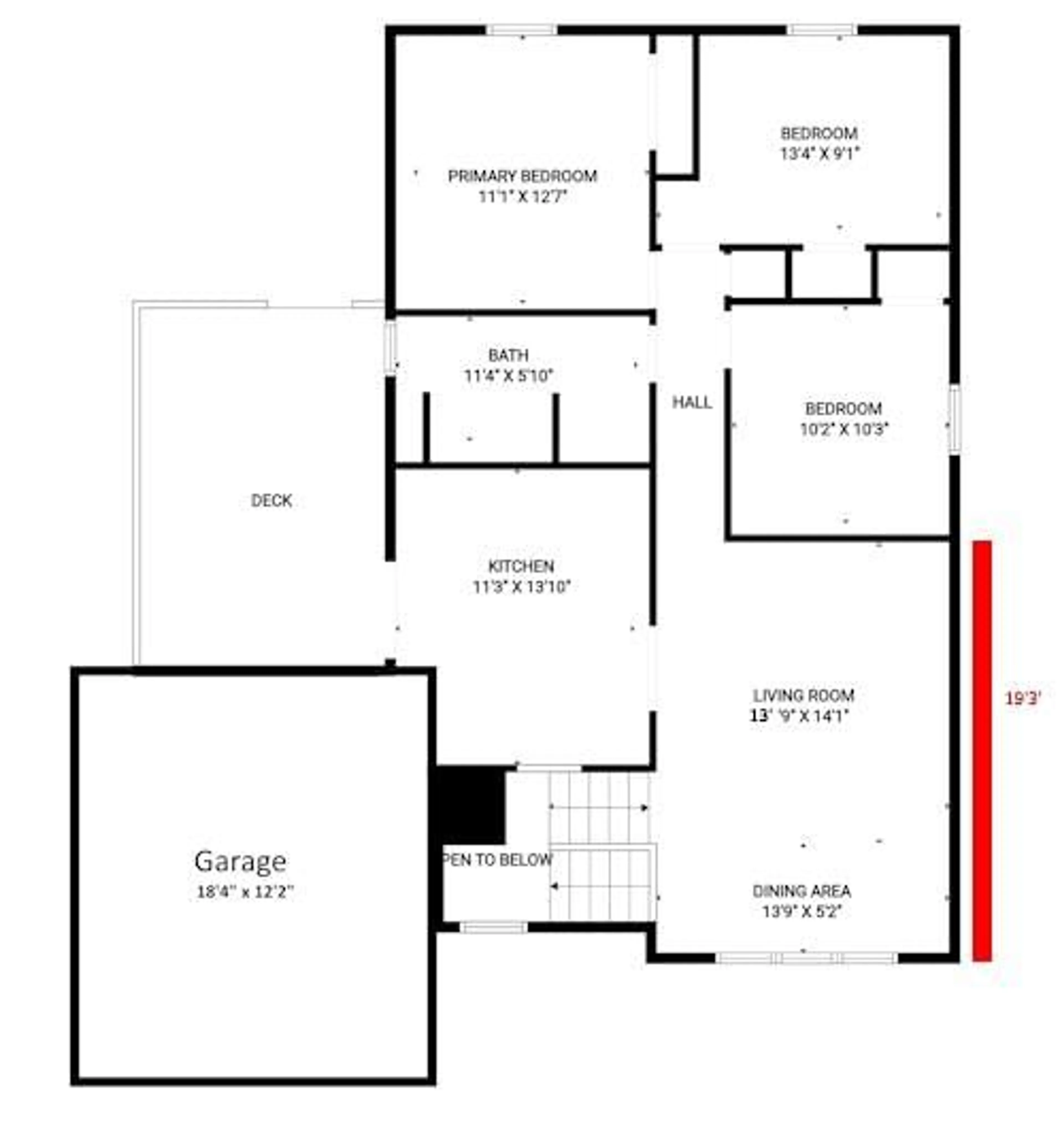 Floor plan for 47 Simson Ave, Simcoe Ontario N3Y 5G4