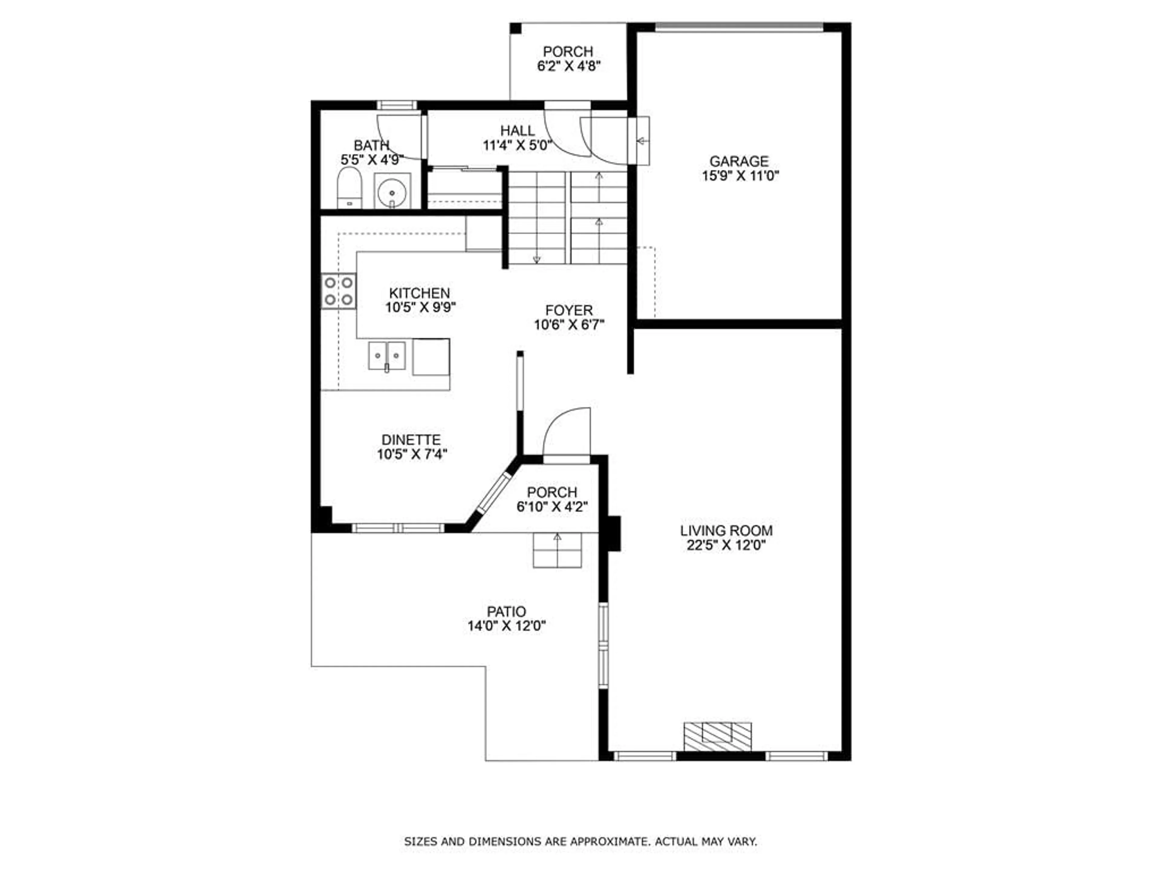 Floor plan for 100 BEDDOE Dr #7, Hamilton Ontario L8P 4Z2