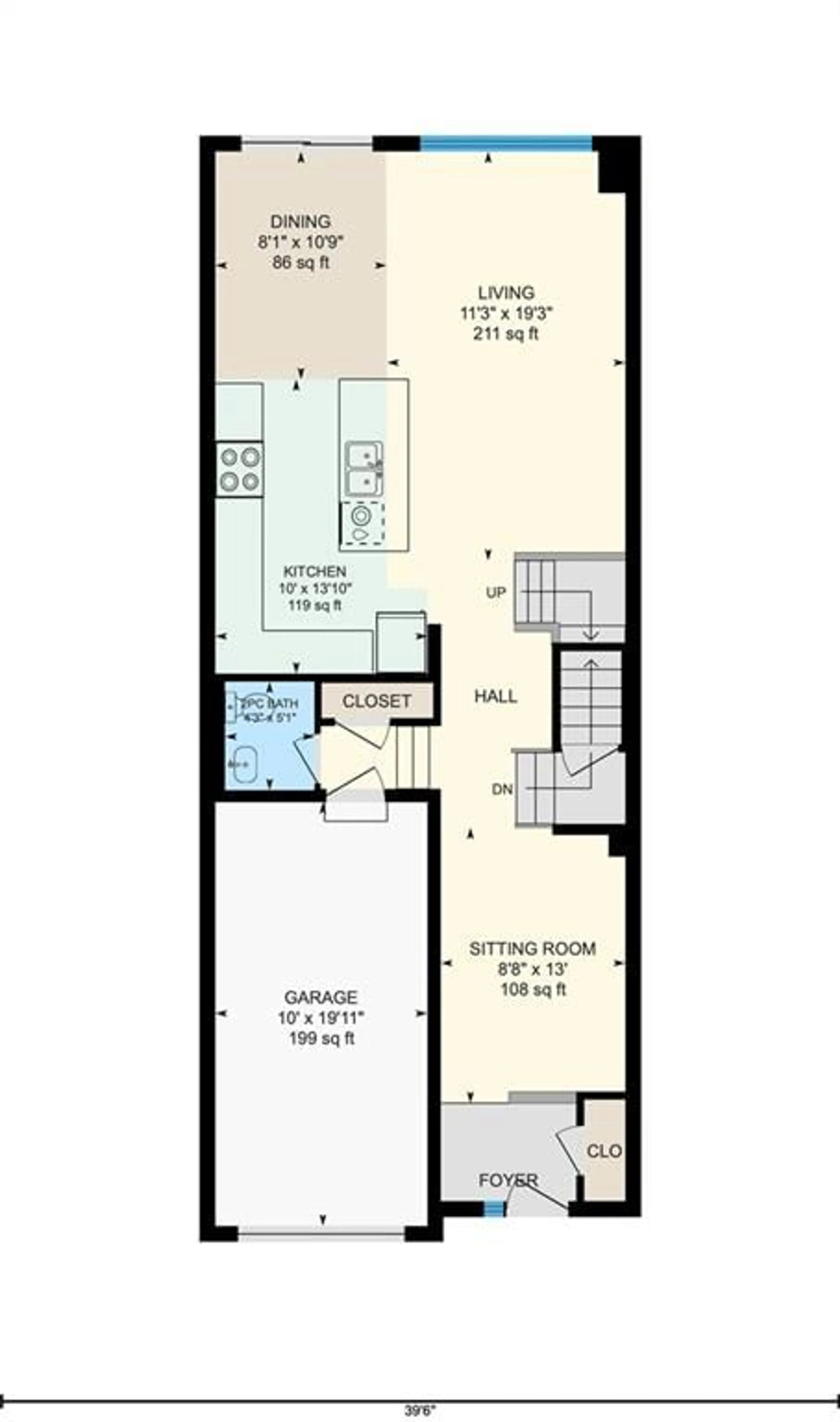 Floor plan for 4085 MAITLAND St, Beamsville Ontario L3J 0R7