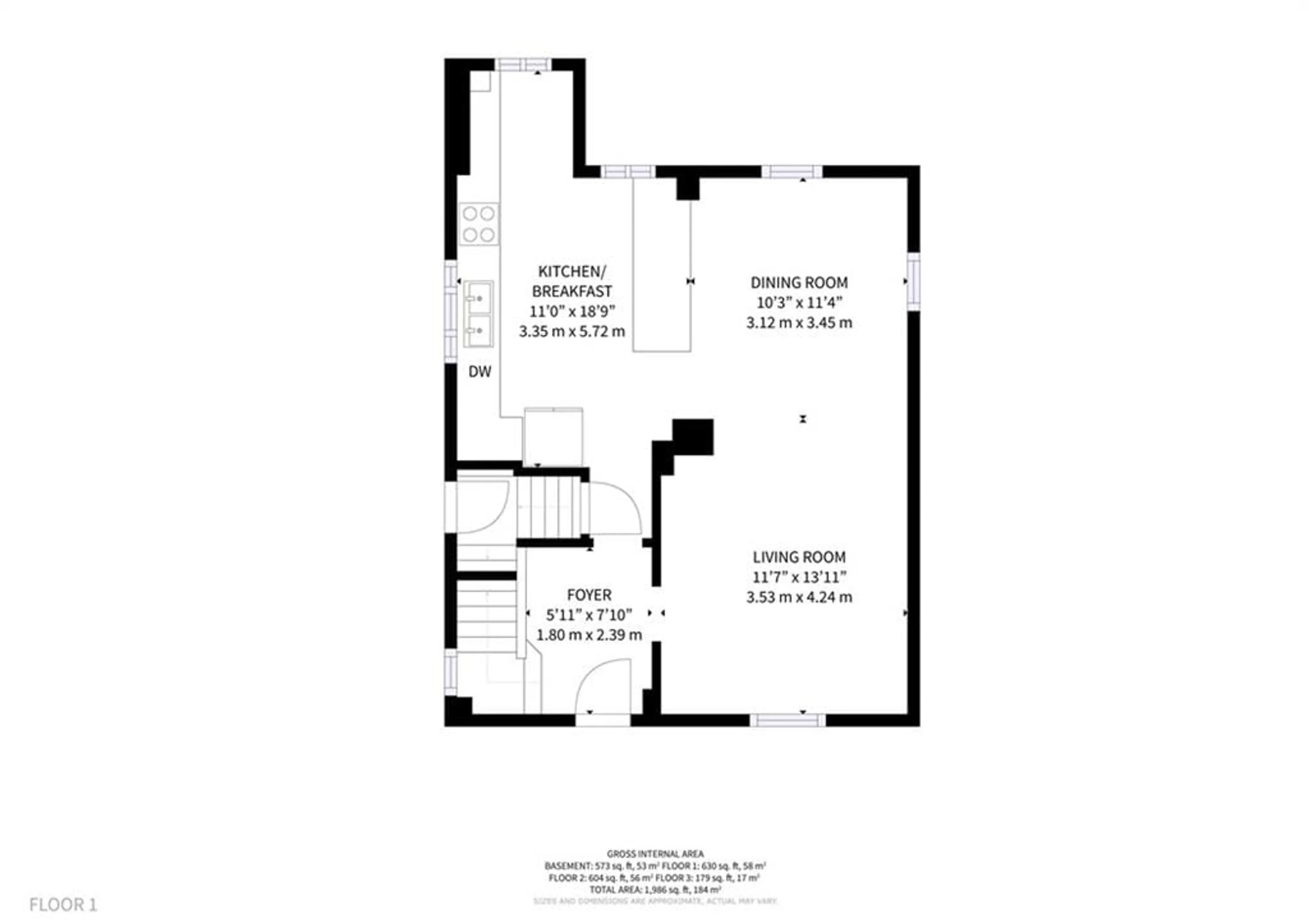 Floor plan for 117 ELMVIEW St, Welland Ontario L3C 4K9