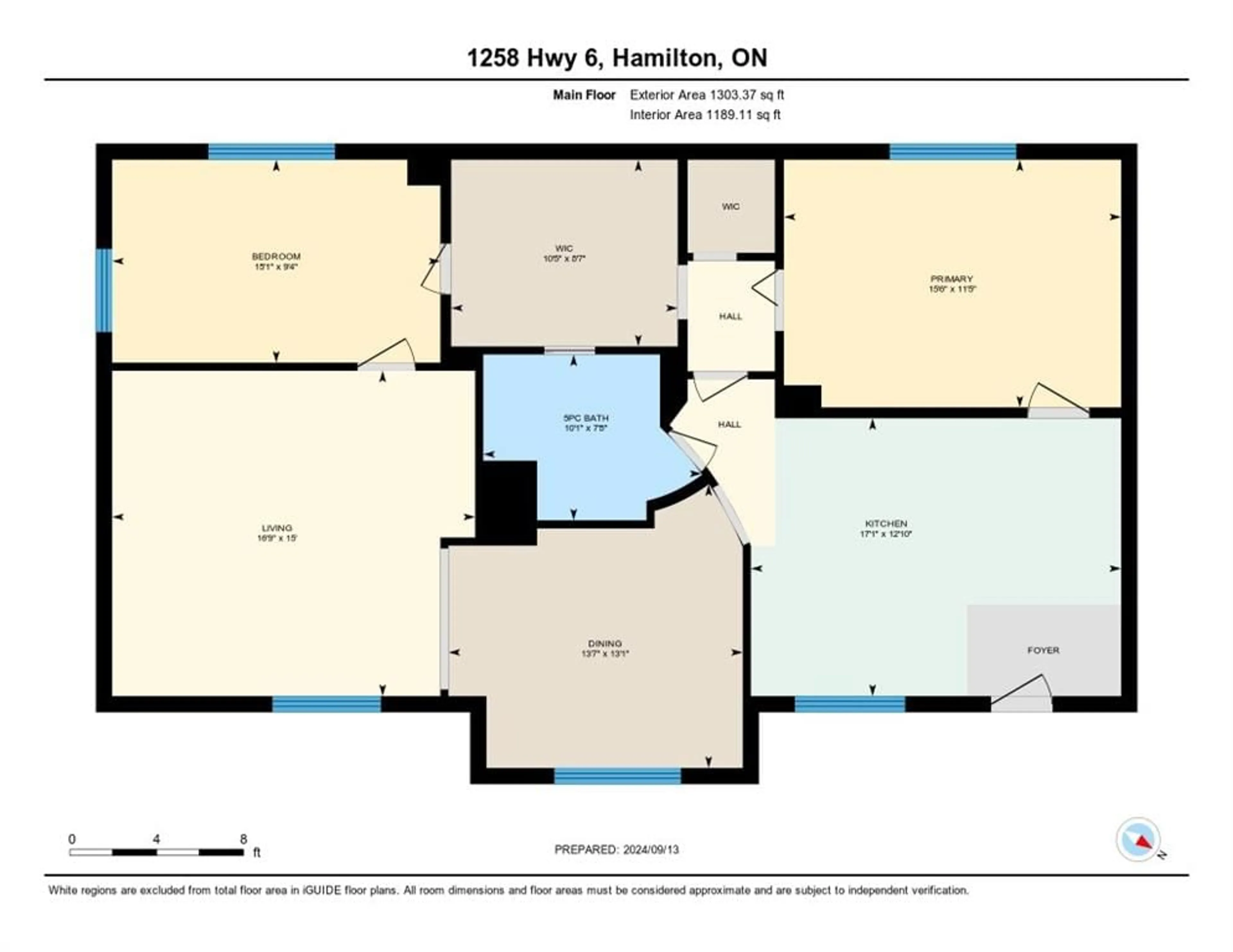 Floor plan for 1258 6 Hwy, Hamilton Ontario L8N 2Z7