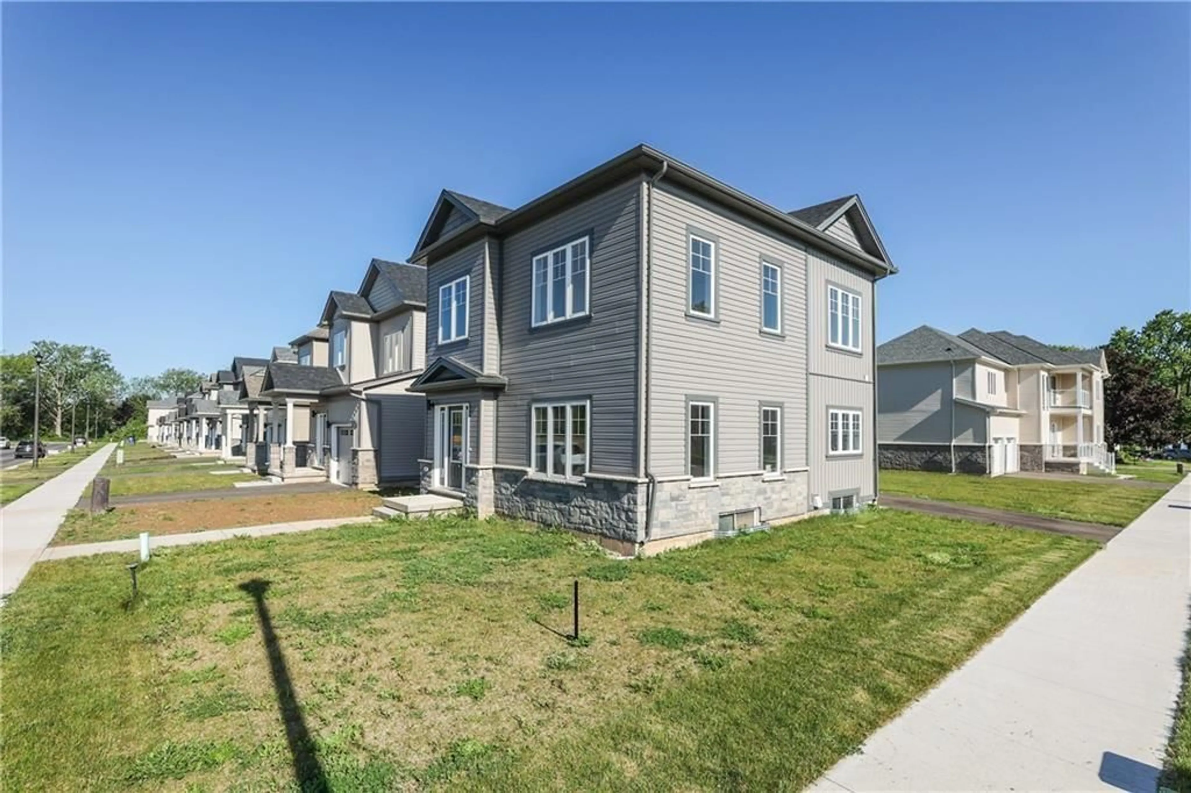 A pic from exterior of the house or condo, the fenced backyard for 2 BROMLEY Dr, St. Catharines Ontario L2M 1R1