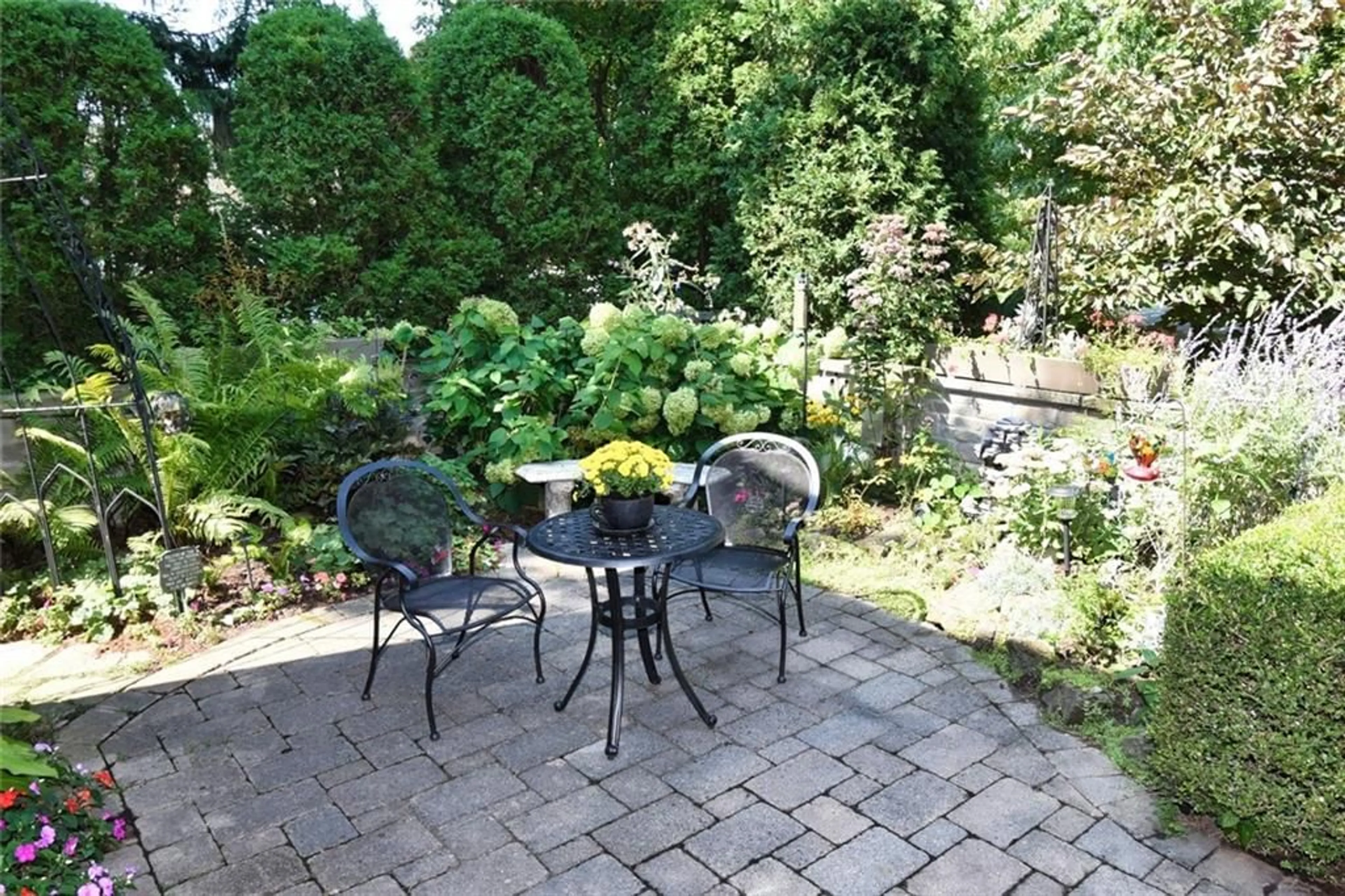 Patio, the fenced backyard for 24 JOHN St, Waterdown Ontario L0R 2H0