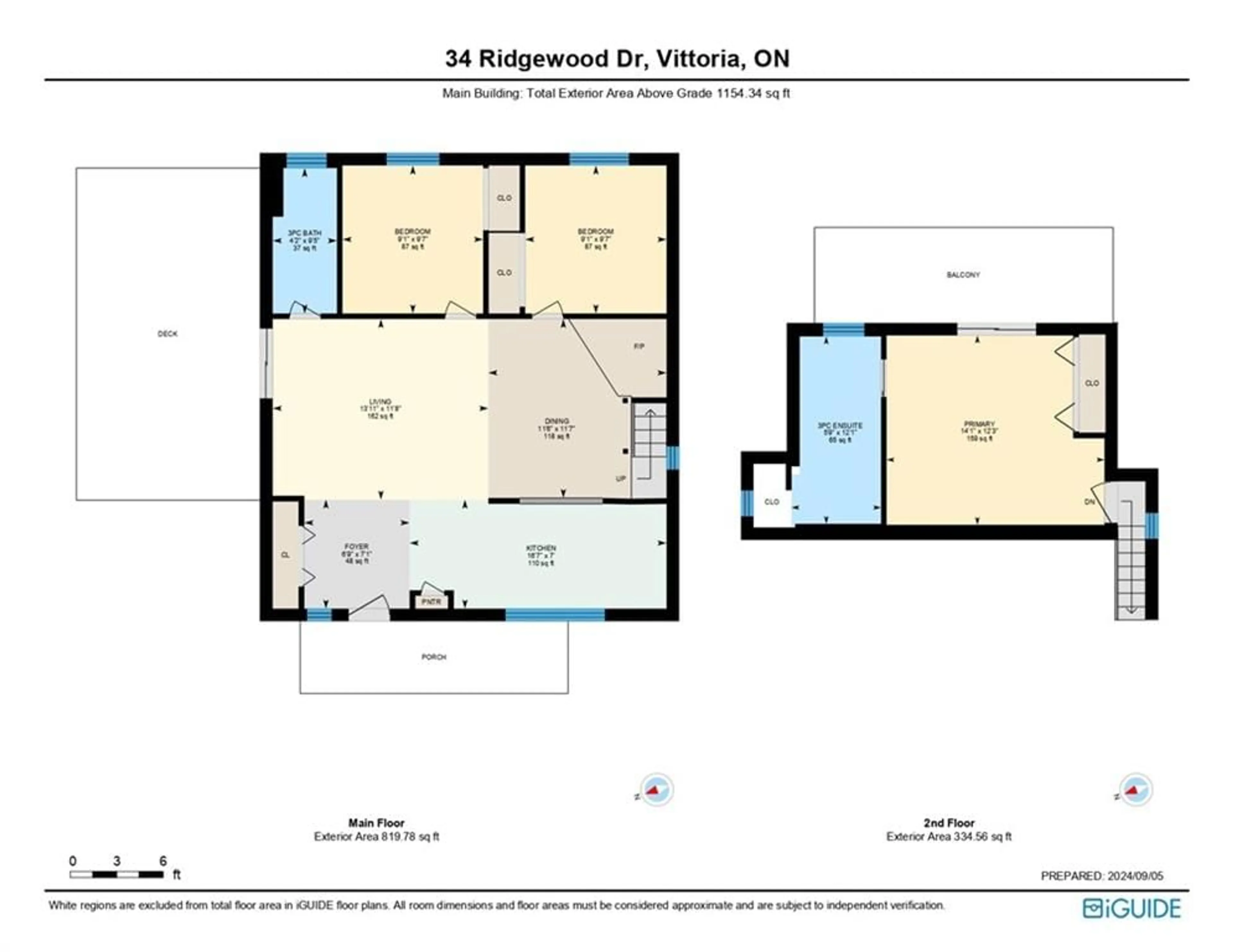 Floor plan for 34 Ridgewood Dr, Turkey Point Ontario N0E 1T0