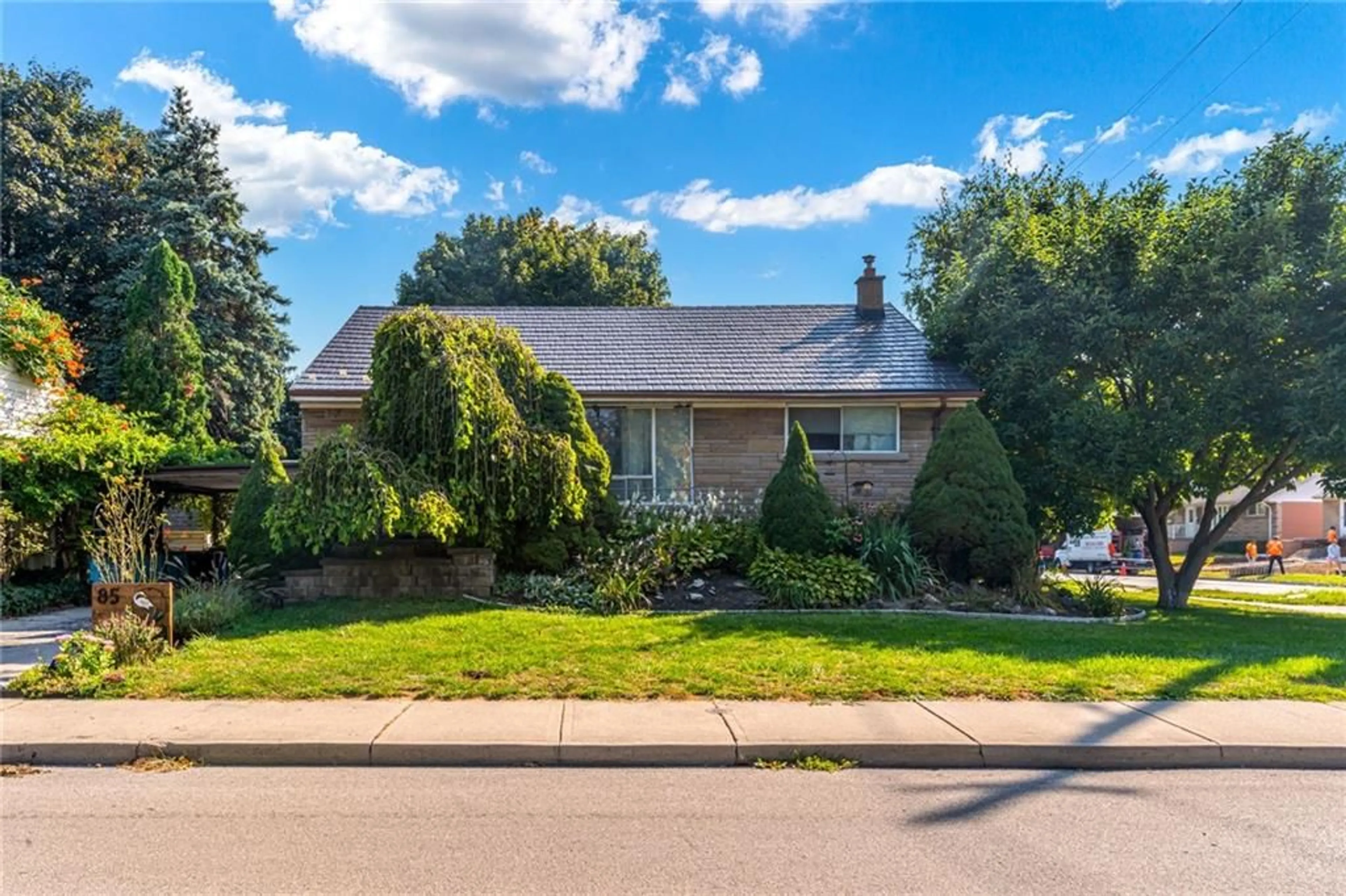 Frontside or backside of a home, the street view for 85 LOWER HORNING Rd, Hamilton Ontario L8S 3E9