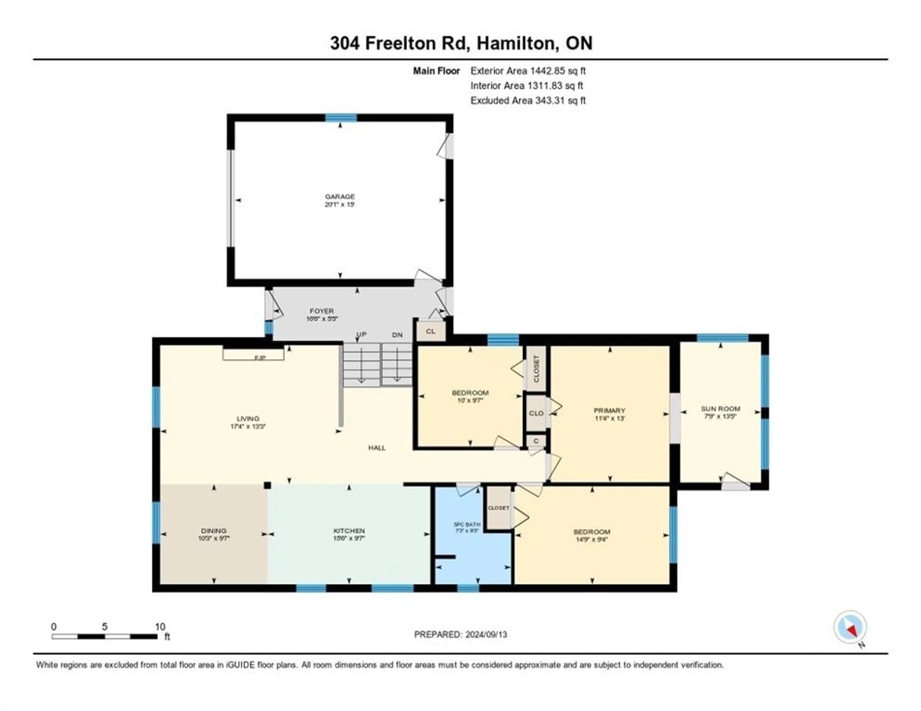 Floor plan for 304 Freelton Rd, Puslinch Ontario N0B 2J0