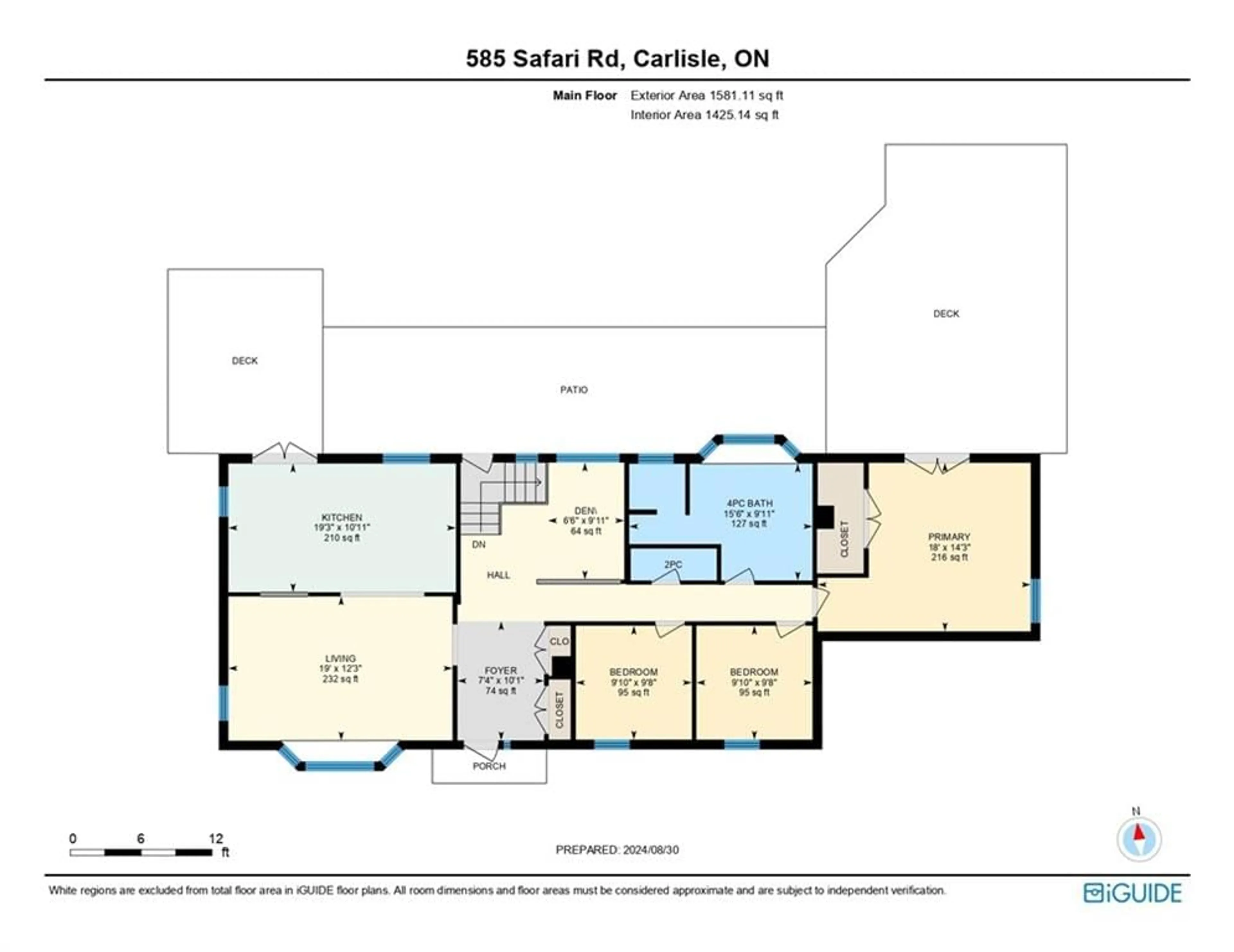 Floor plan for 585 SAFARI Rd, Hamilton Ontario L0R 1V0