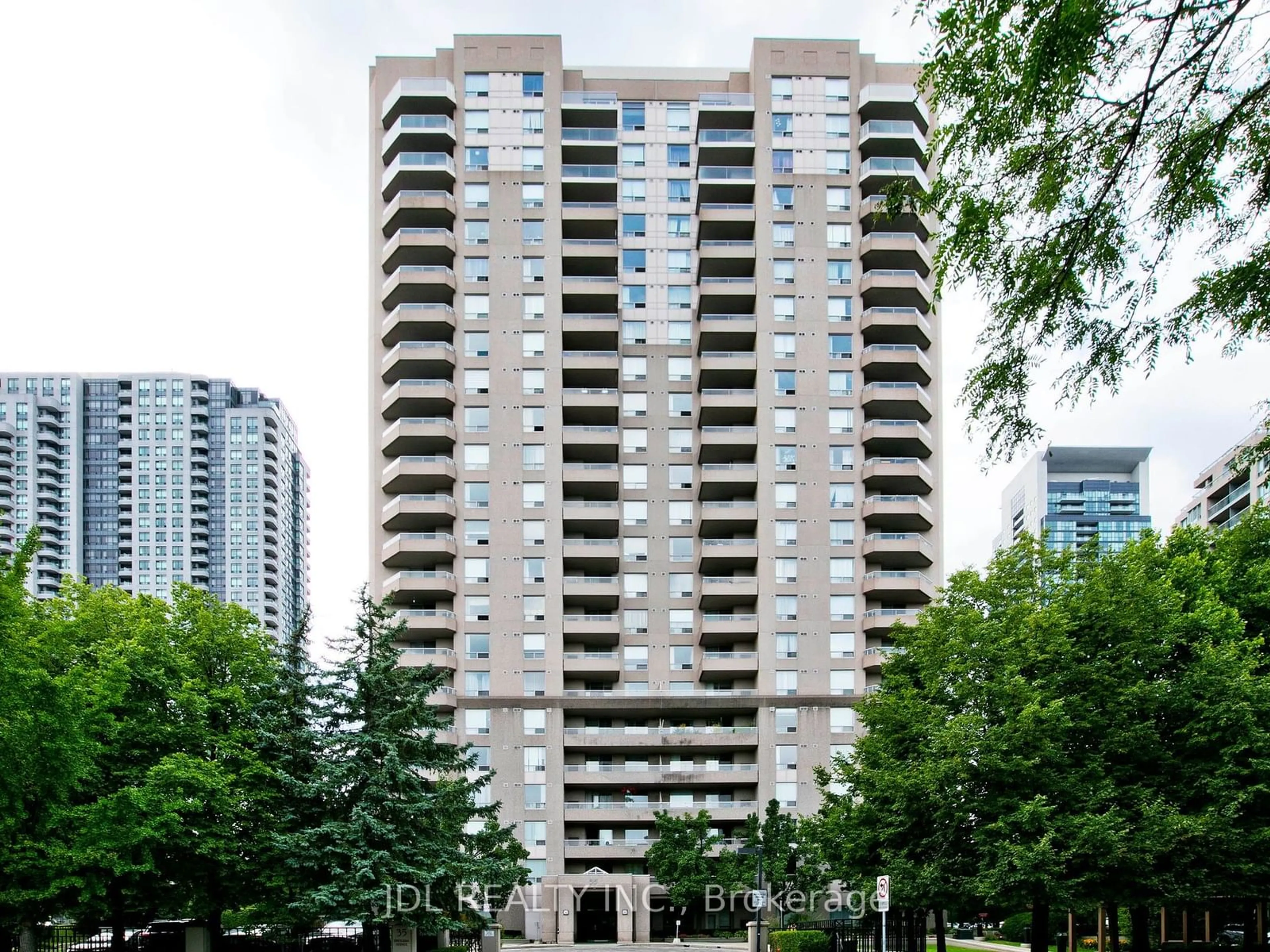 A pic from exterior of the house or condo, the front or back of building for 35 Empress Ave #2209, Toronto Ontario M2N 6T3