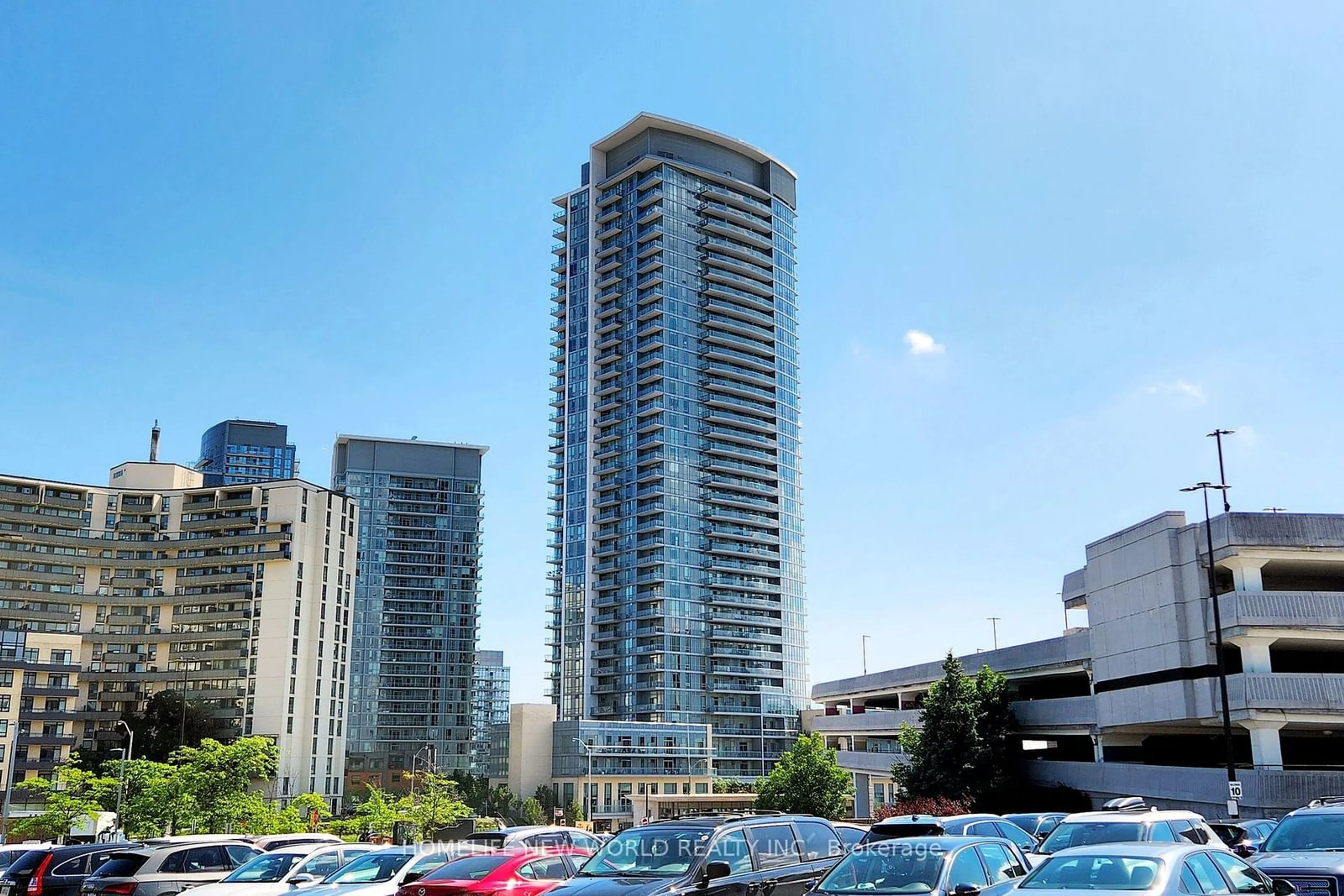 A pic from exterior of the house or condo, the view of city buildings for 70 Forest Manor Rd #2201, Toronto Ontario M2J 0A9