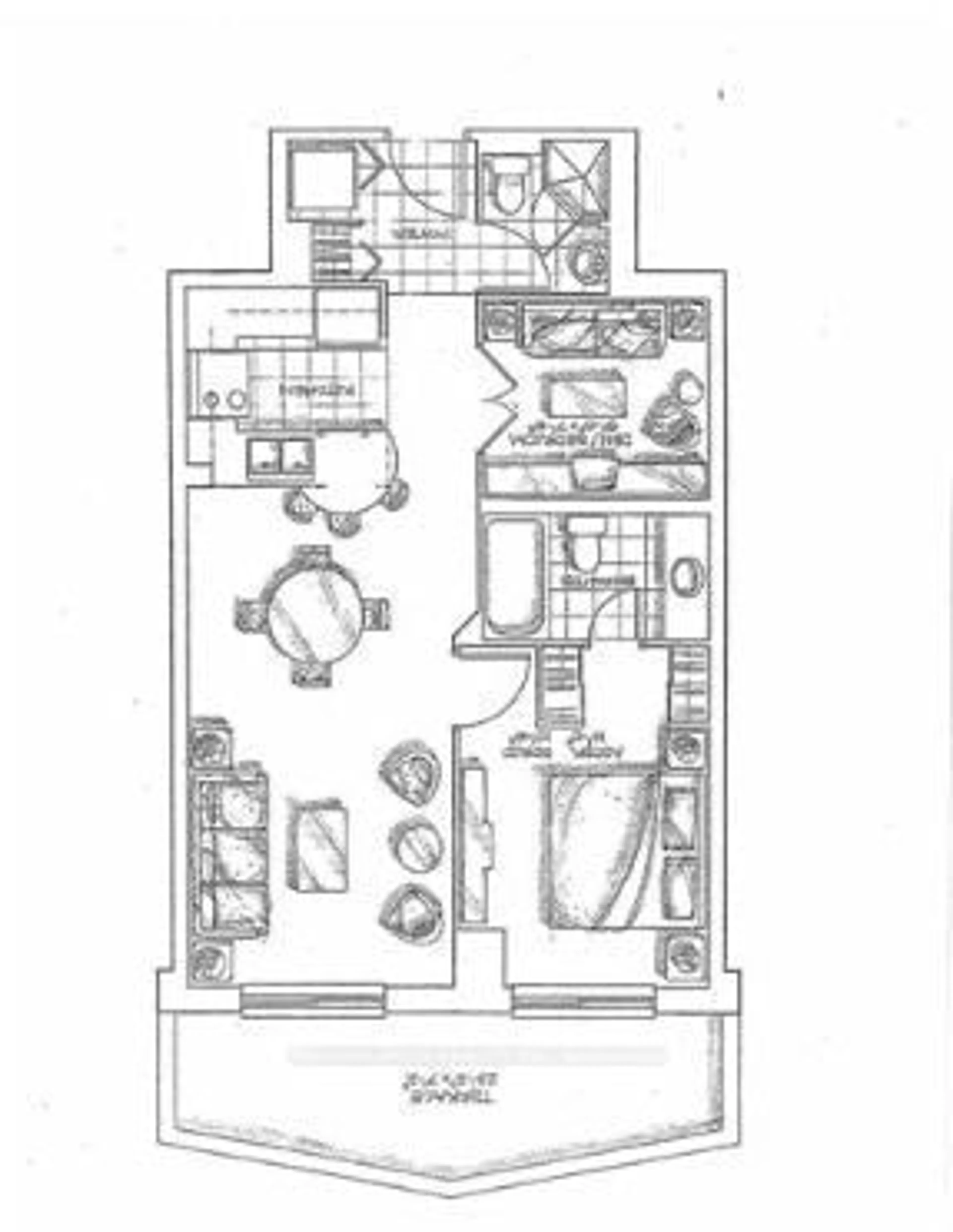 Floor plan for 2 REAN Dr #1210, Toronto Ontario M2K 3B8