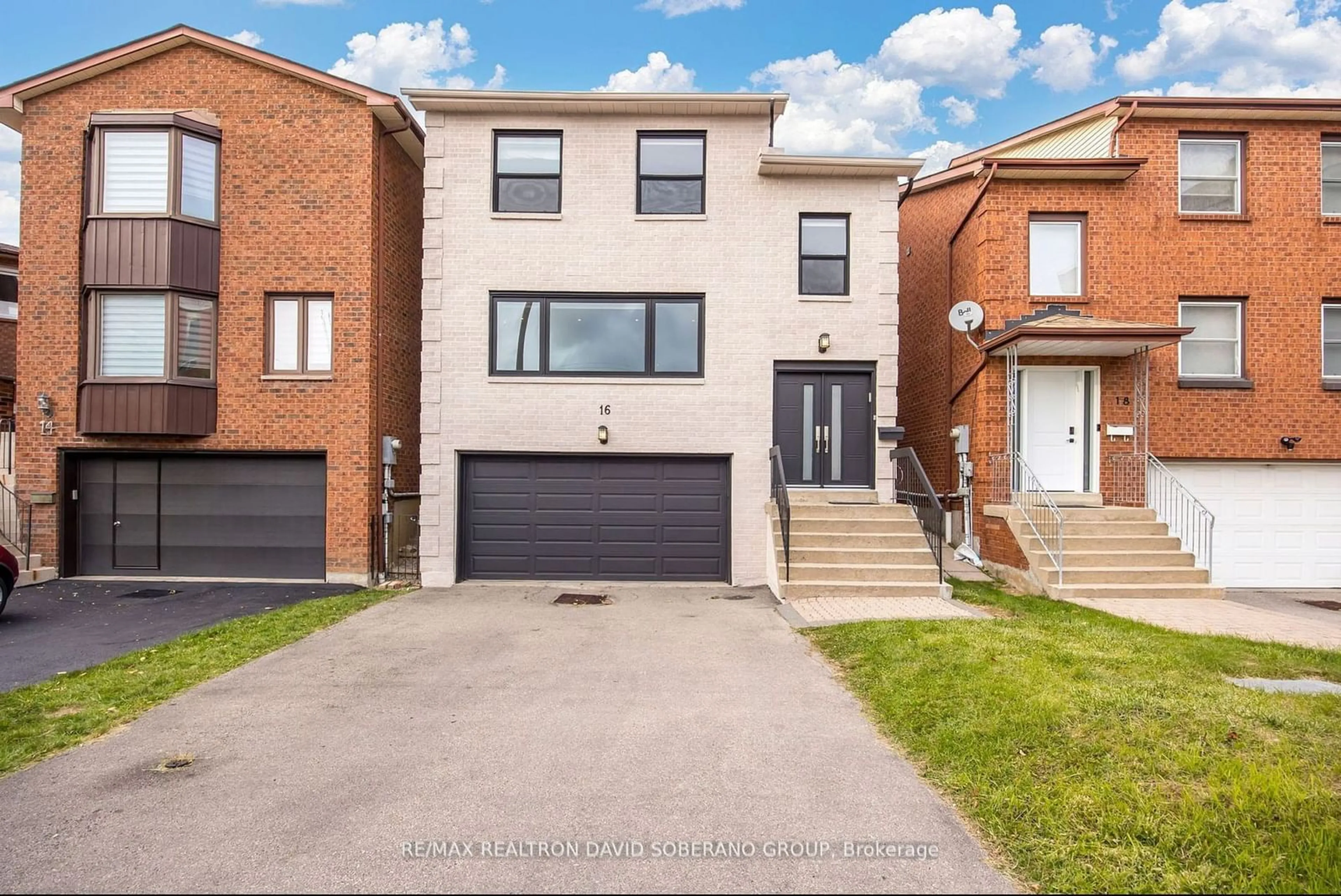 Frontside or backside of a home, the street view for 16 Blairville Rd, Toronto Ontario M3H 5Y5