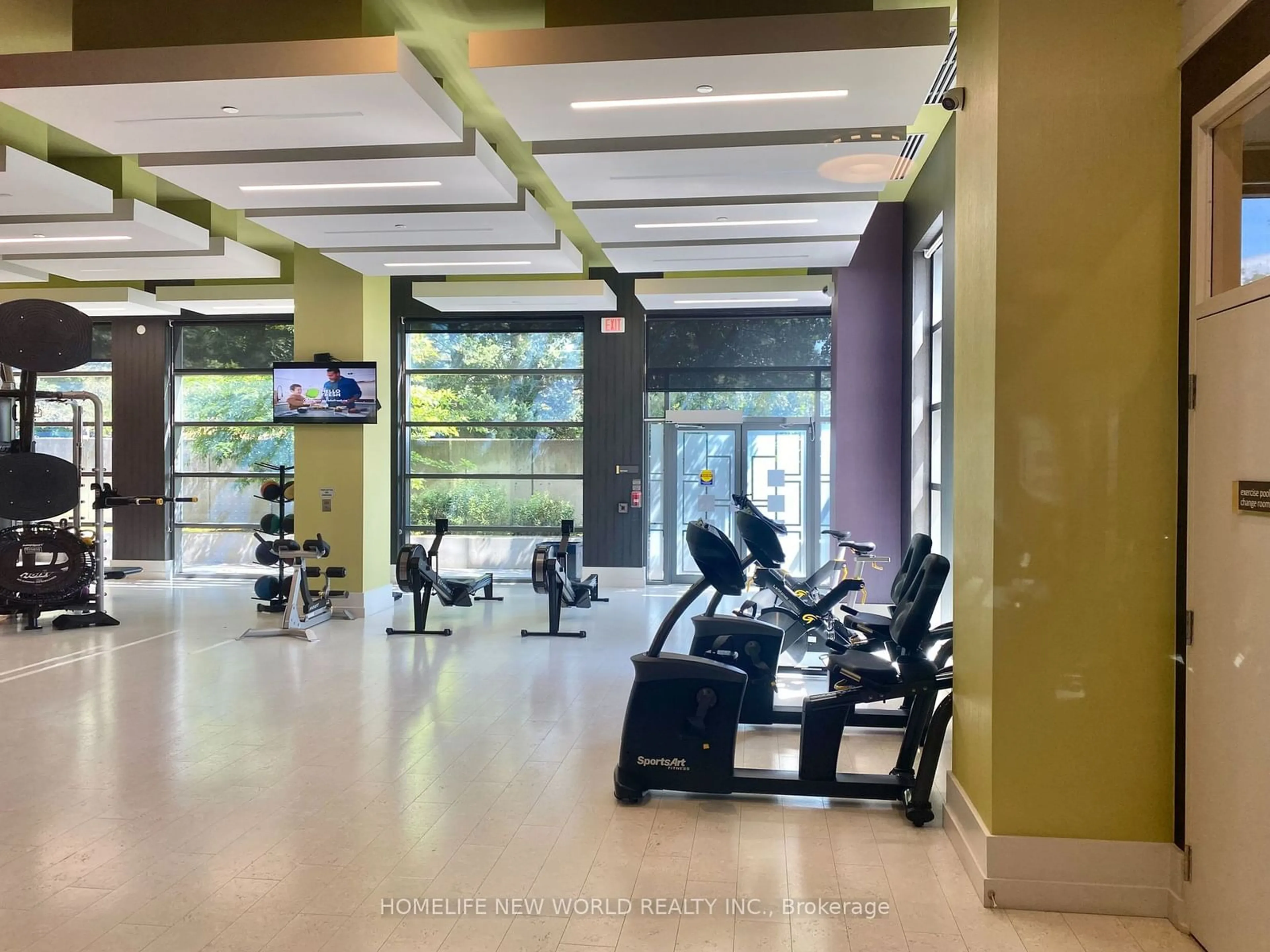 Gym or fitness room, not visible floor for 55 Ann O'Reilly Rd #3601, Toronto Ontario M2J 0E1