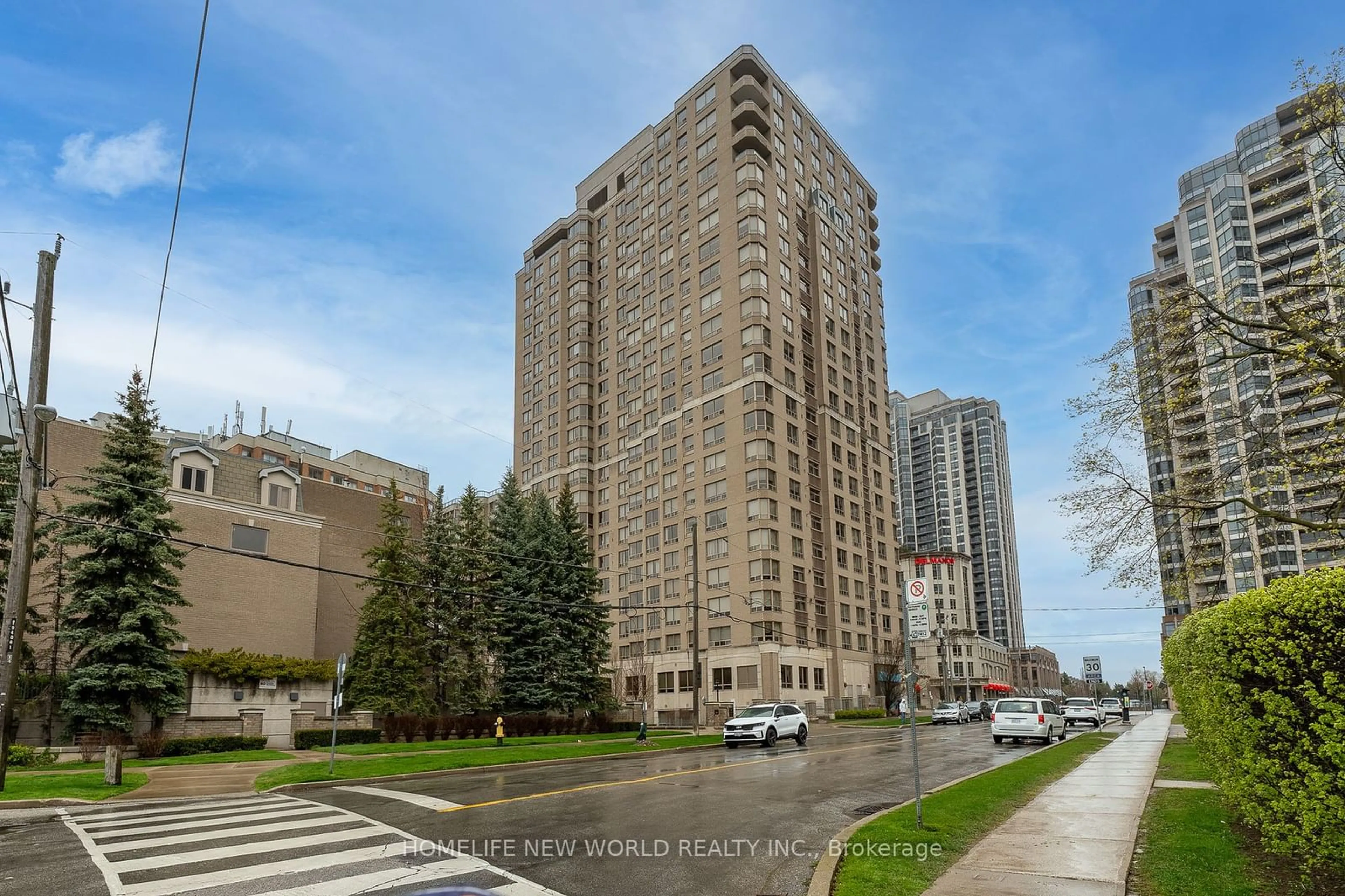 A pic from exterior of the house or condo, the street view for 5418 Yonge St #1110, Toronto Ontario M2N 6X4