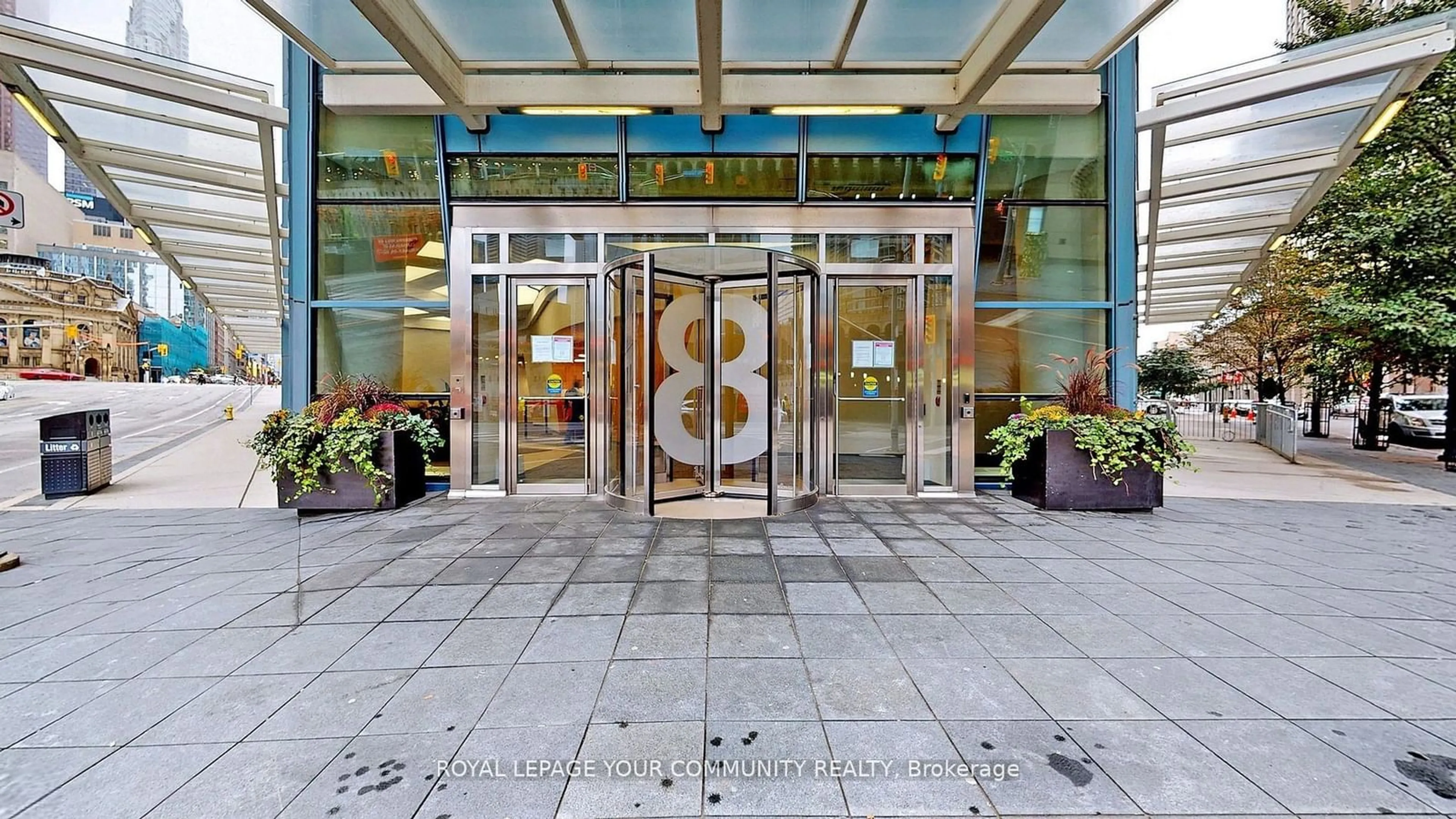 Indoor lobby for 8 The Esplanade St #907, Toronto Ontario M5E 0A6