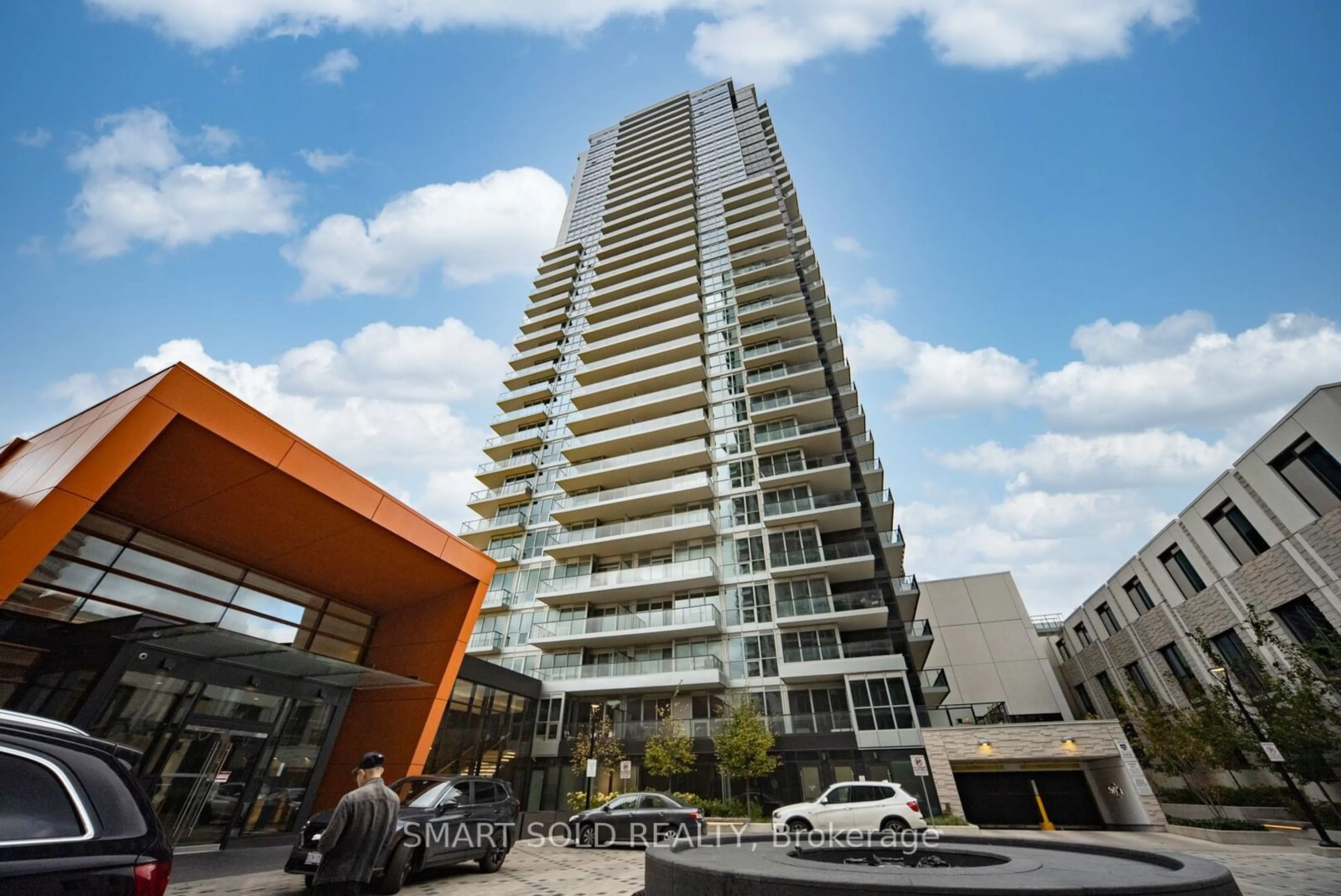 A pic from exterior of the house or condo, the street view for 85 McMahon Dr #2108, Toronto Ontario M2K 0H1