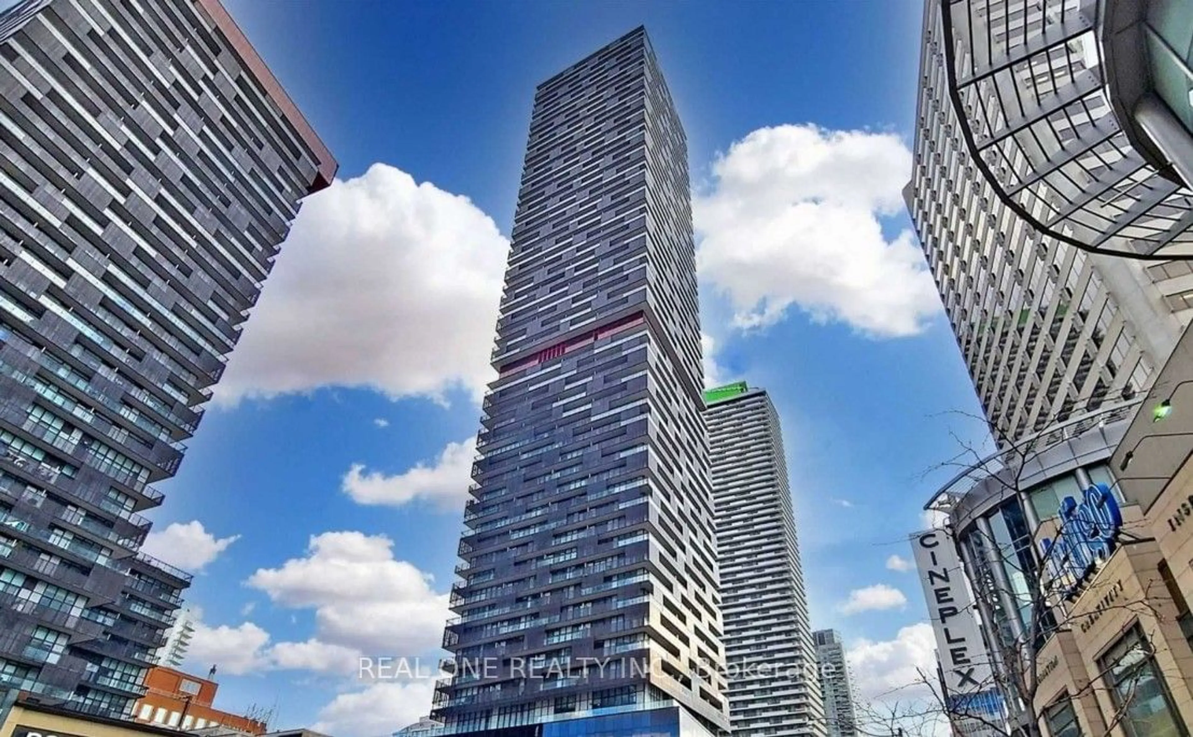 A pic from exterior of the house or condo, the view of city buildings for 8 Eglinton Ave #1011, Toronto Ontario M4P 1A6