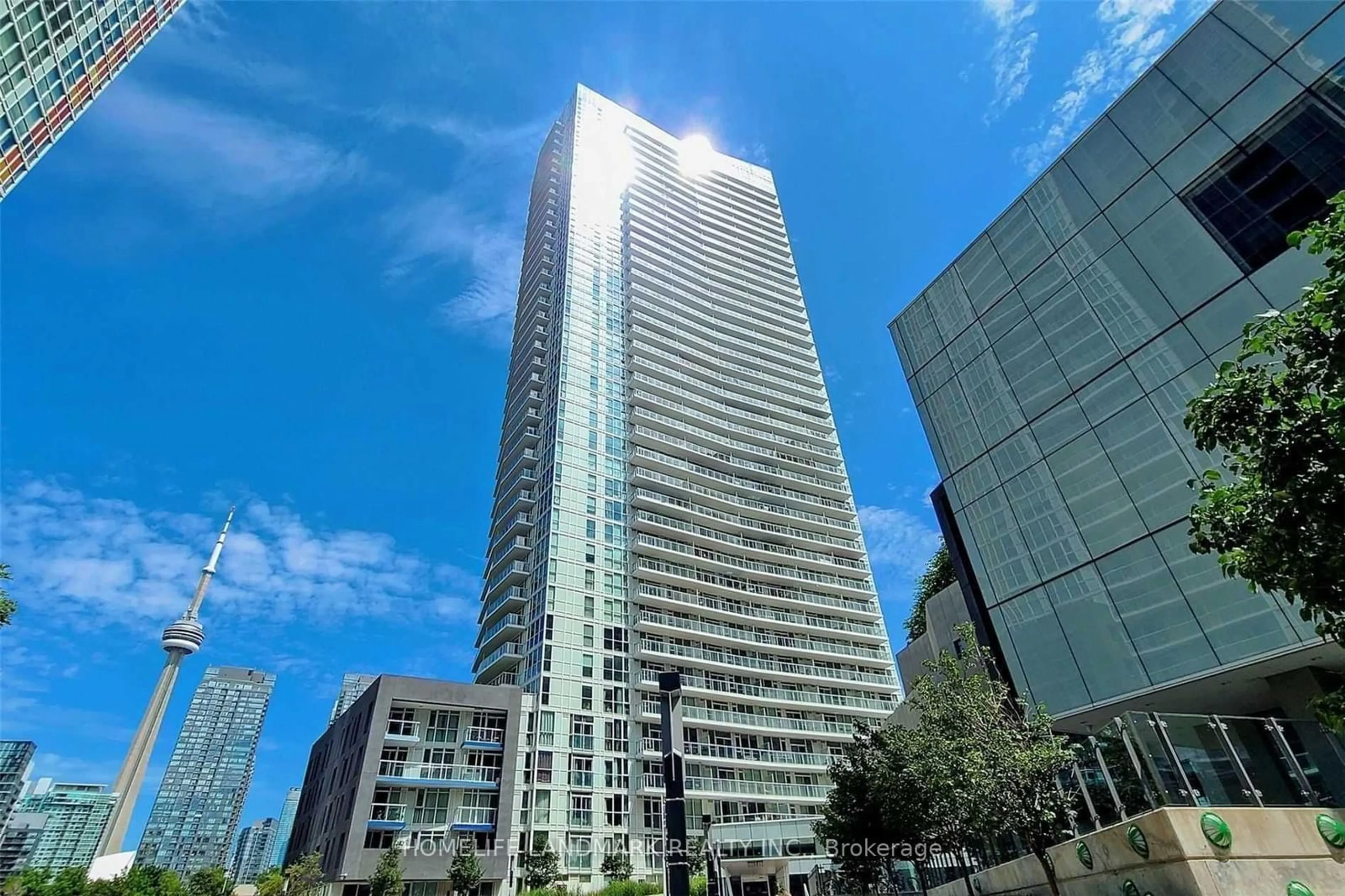 A pic from exterior of the house or condo, the front or back of building for 75 Queens Wharf Rd #1911, Toronto Ontario M5V 0J8