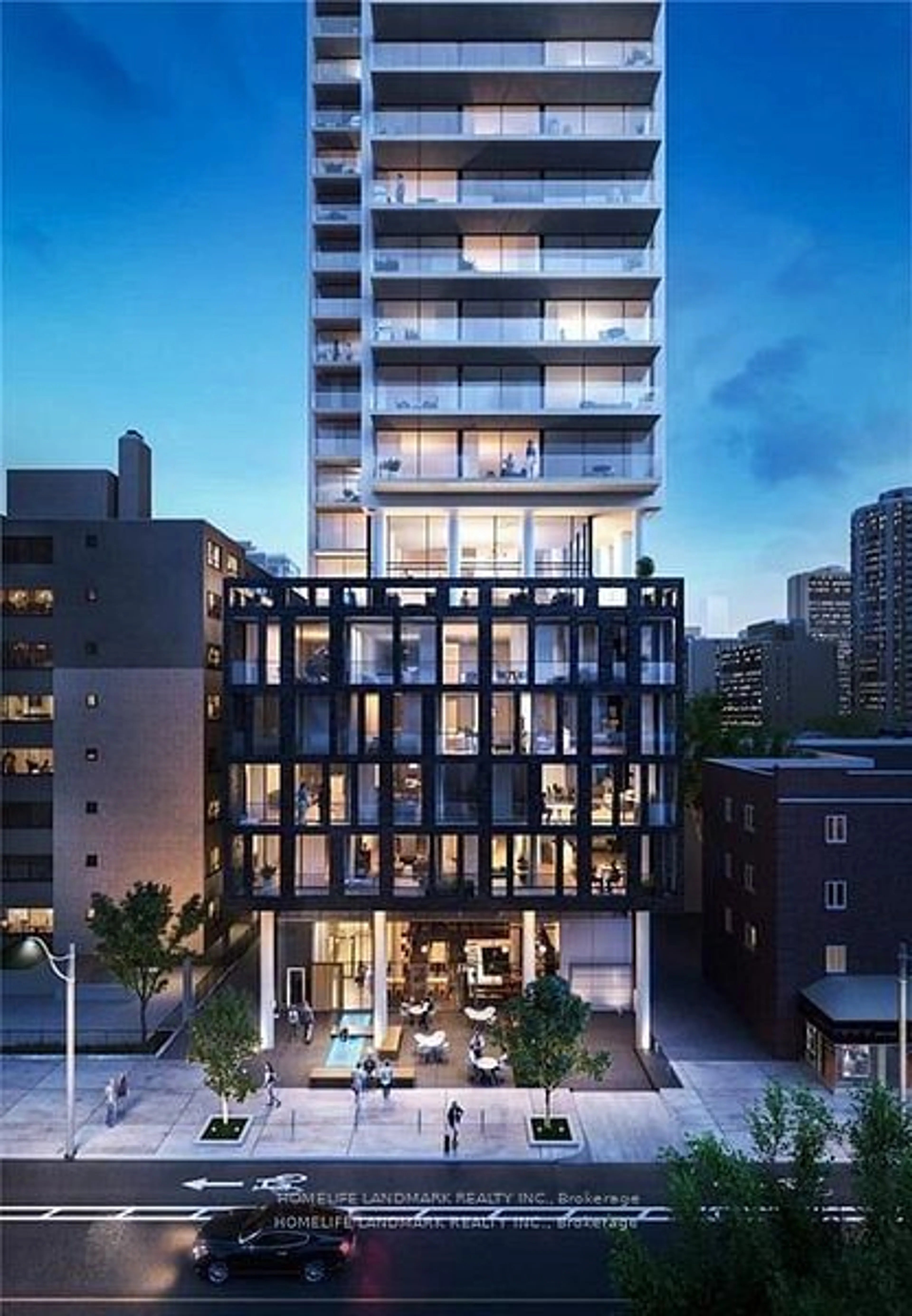 A pic from exterior of the house or condo, the front or back of building for 81 Wellesley St #1304, Toronto Ontario M4Y 0C5