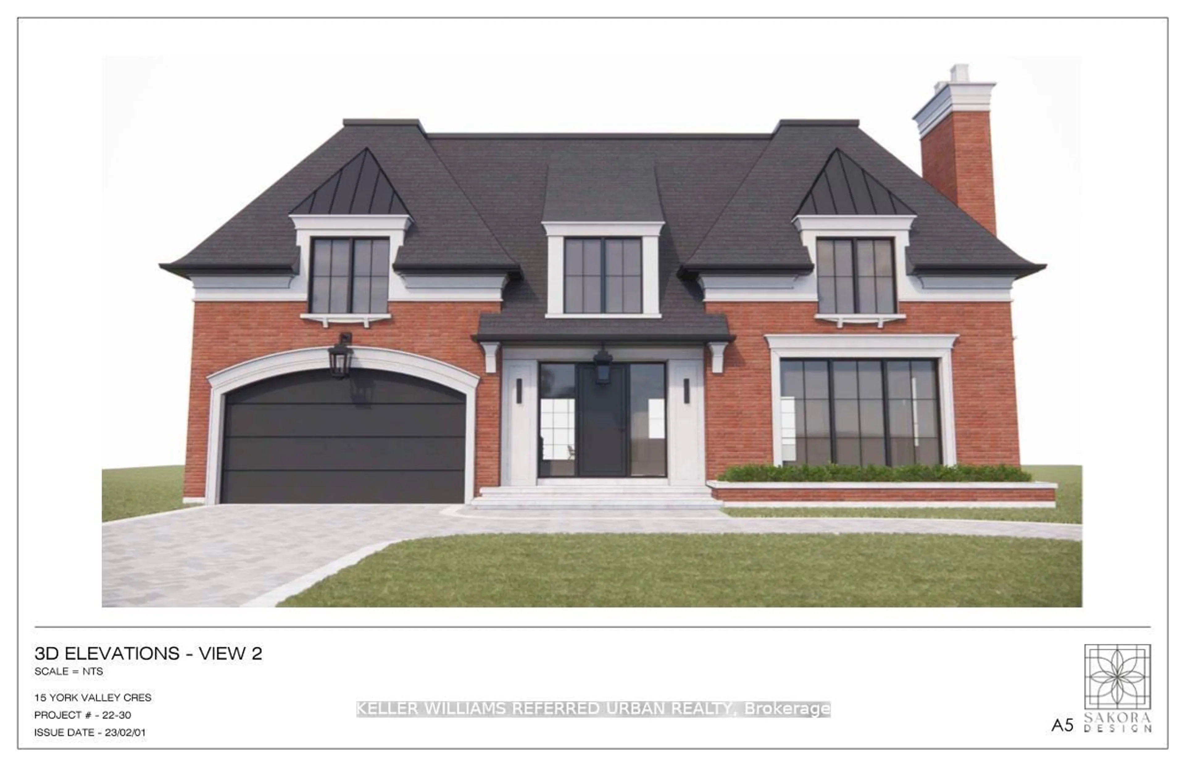 Home with brick exterior material for 15 York Valley Cres, Toronto Ontario M2P 1A8