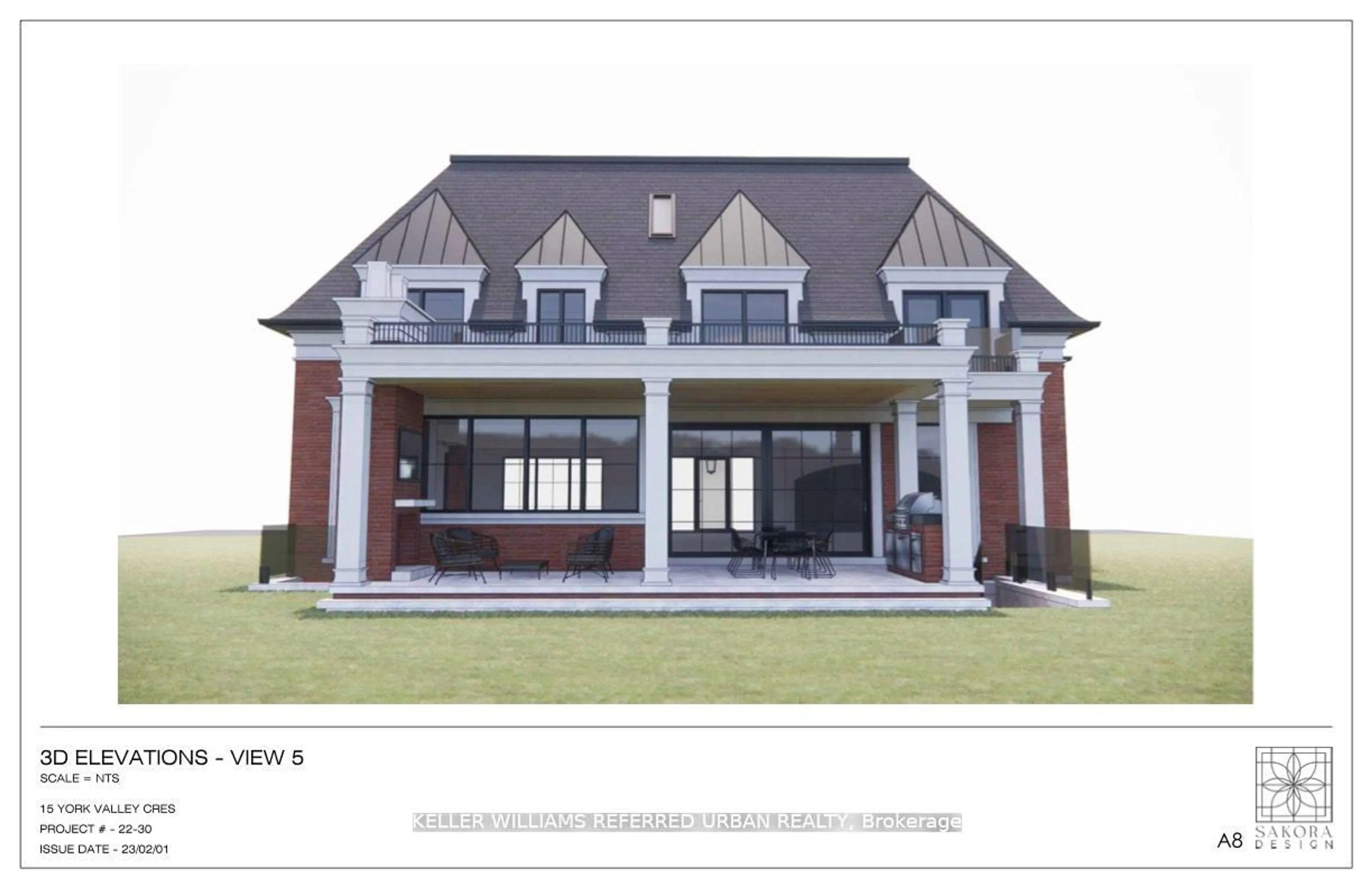 Home with brick exterior material for 15 York Valley Cres, Toronto Ontario M2P 1A8