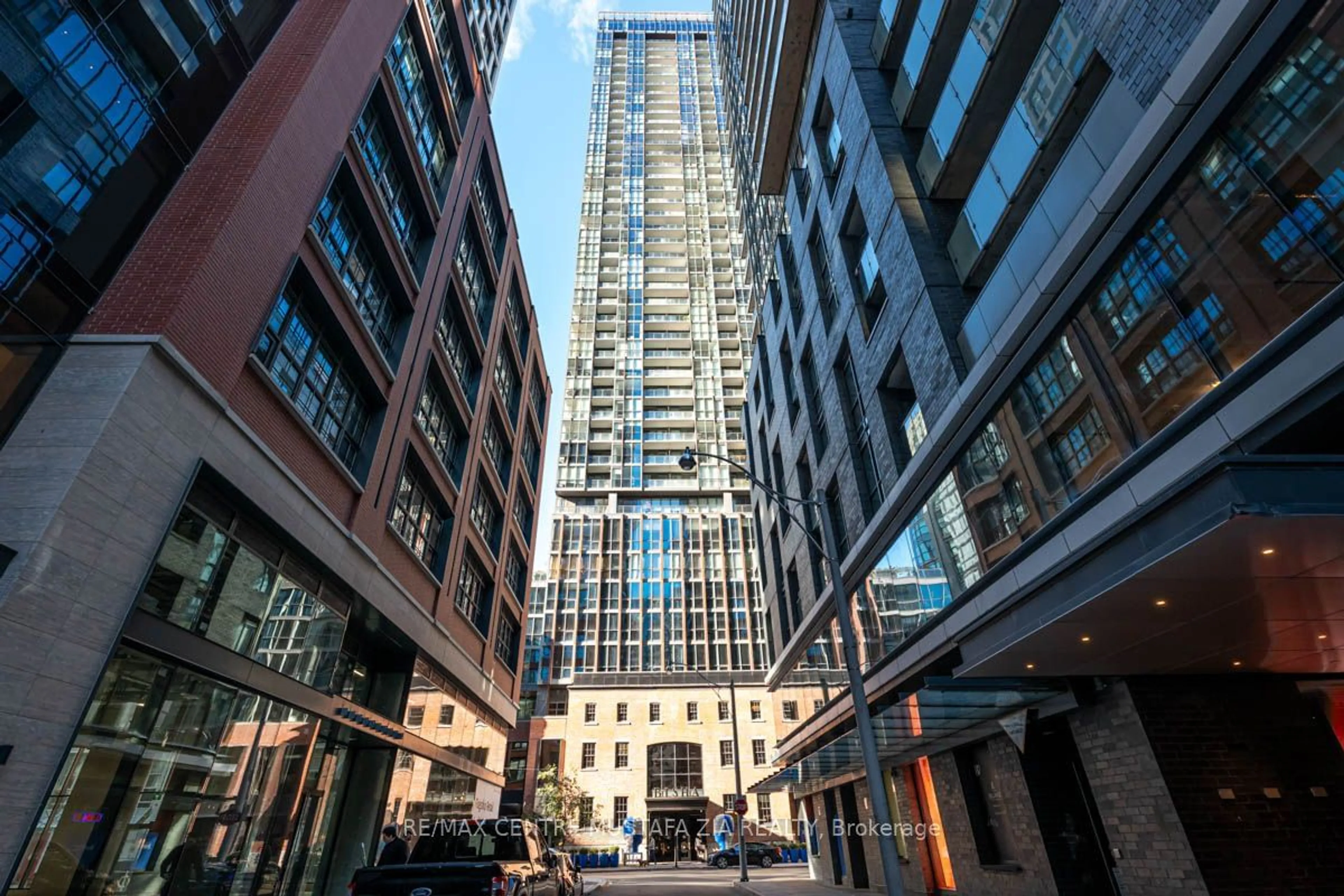 A pic from exterior of the house or condo, the street view for 88 Blue Jays Way #2501, Toronto Ontario M5V 2G3