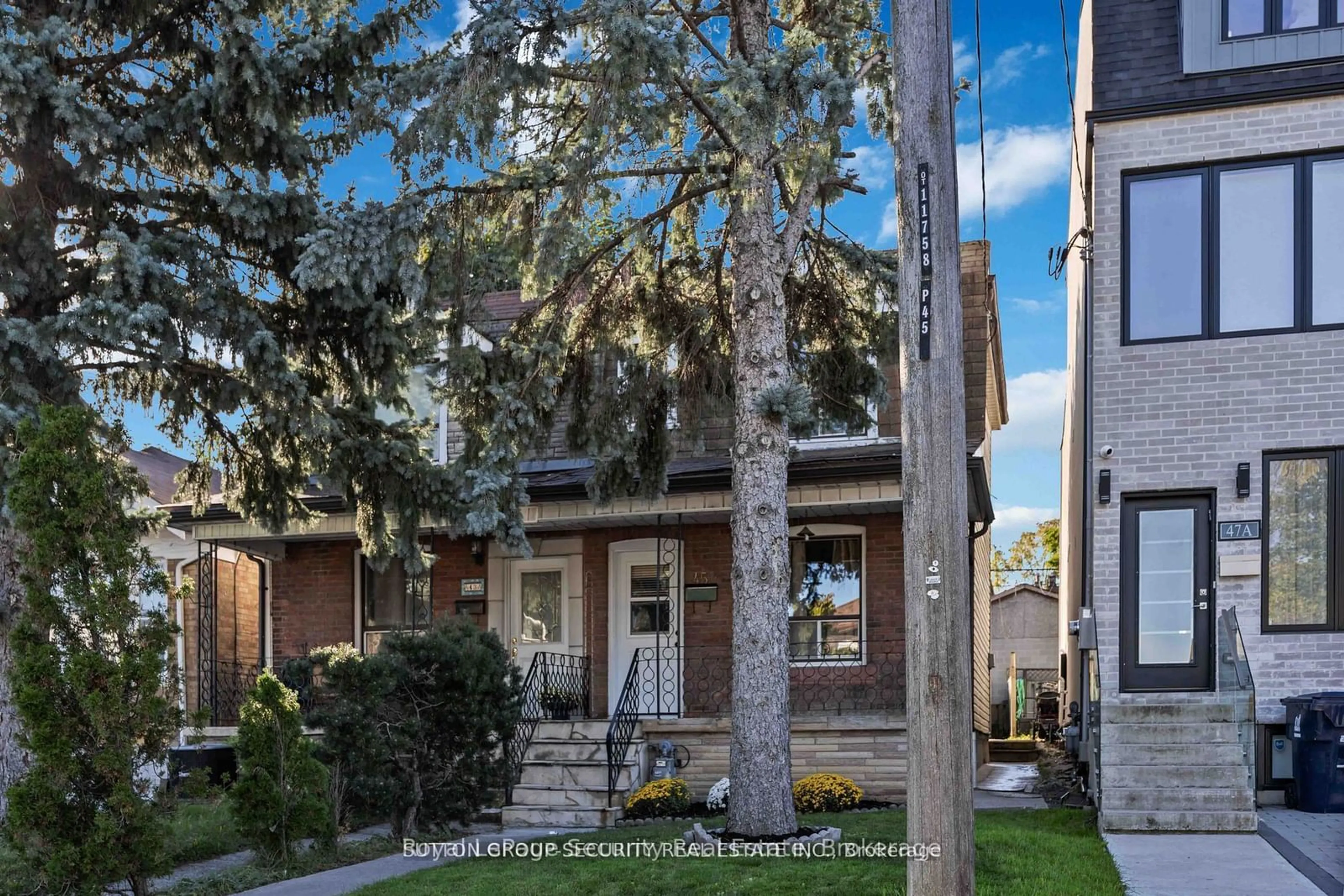 A pic from exterior of the house or condo, cottage for 45 Strader Ave, Toronto Ontario M6C 1R1