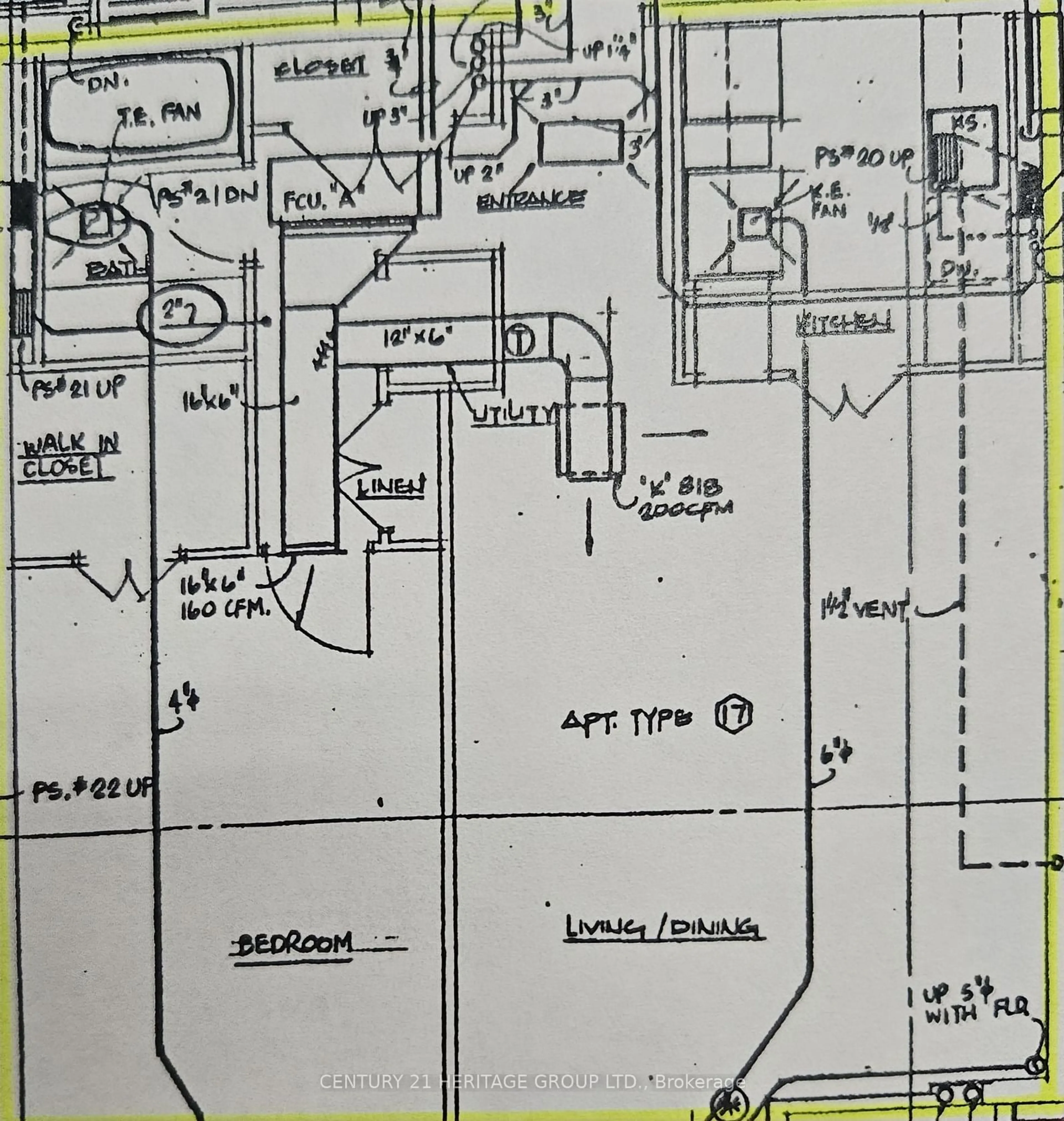 Floor plan for 63 St Clair Ave #107, Toronto Ontario M4V 2Y9